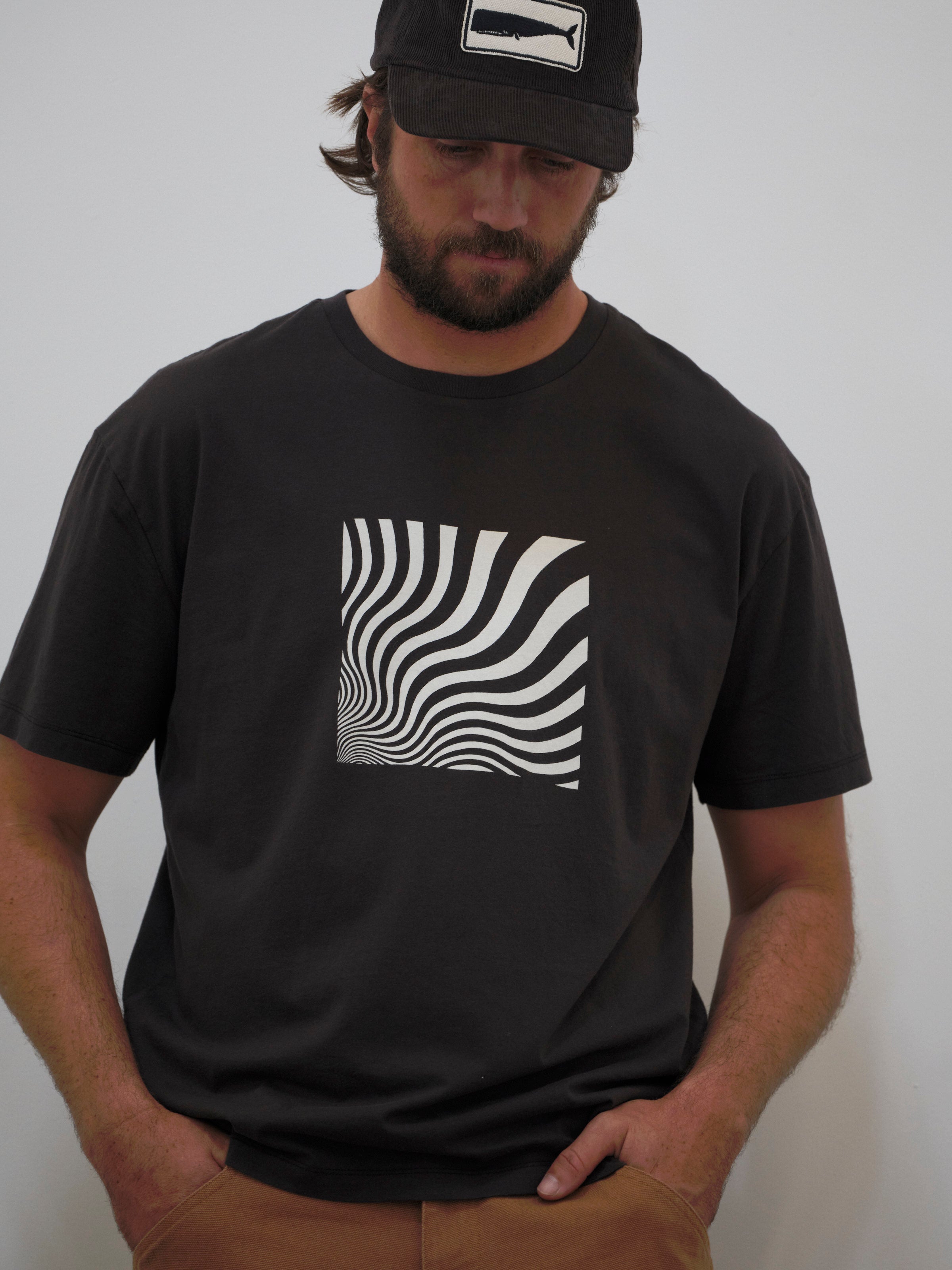 Optic Wave Tee - S - Mollusk Surf Shop