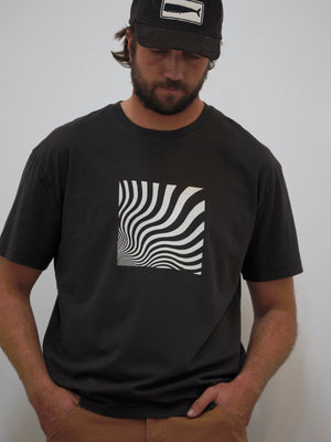 Optic Wave Tee - S - Mollusk Surf Shop