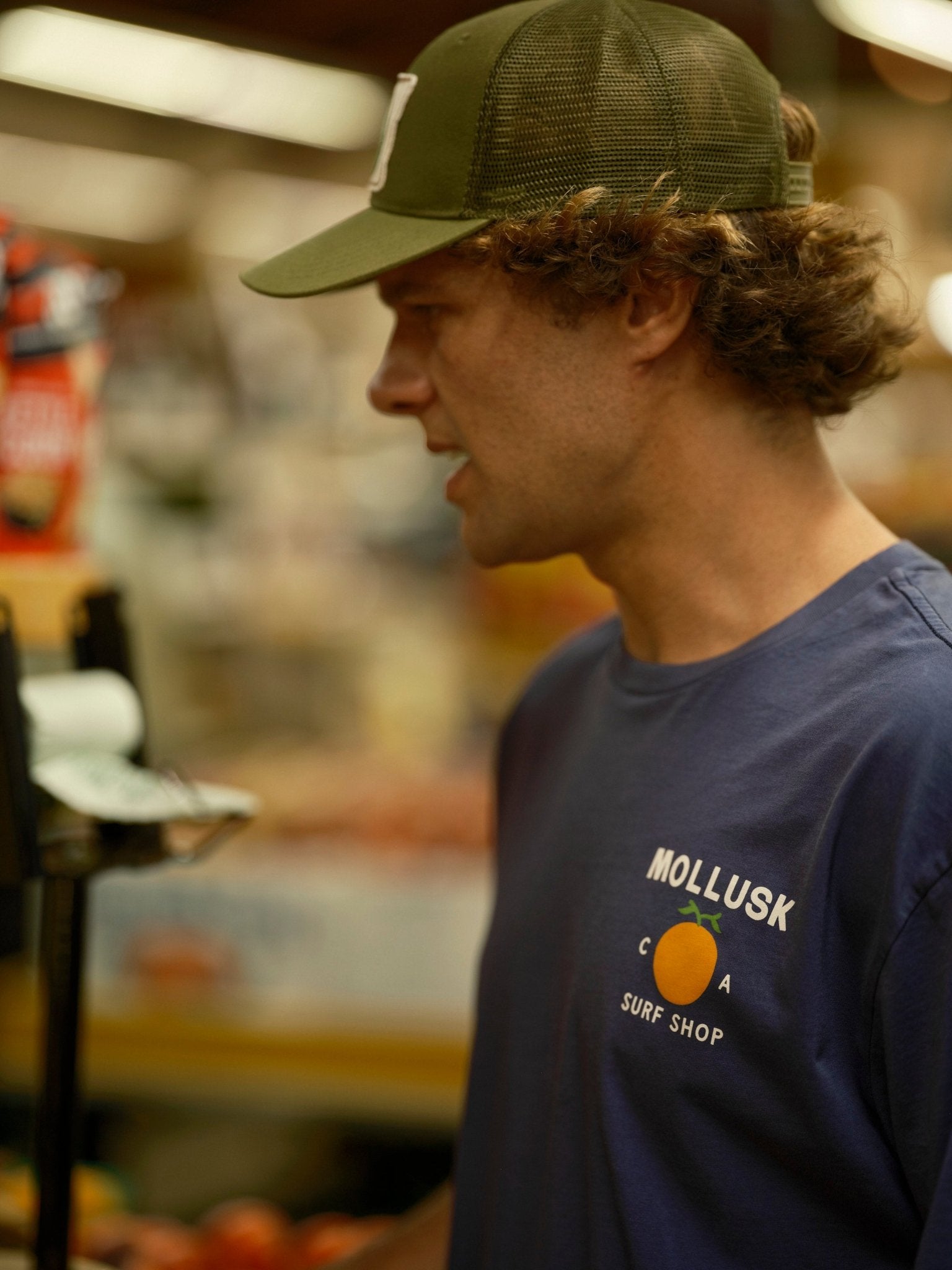 Orange Tee - S - Mollusk Surf Shop