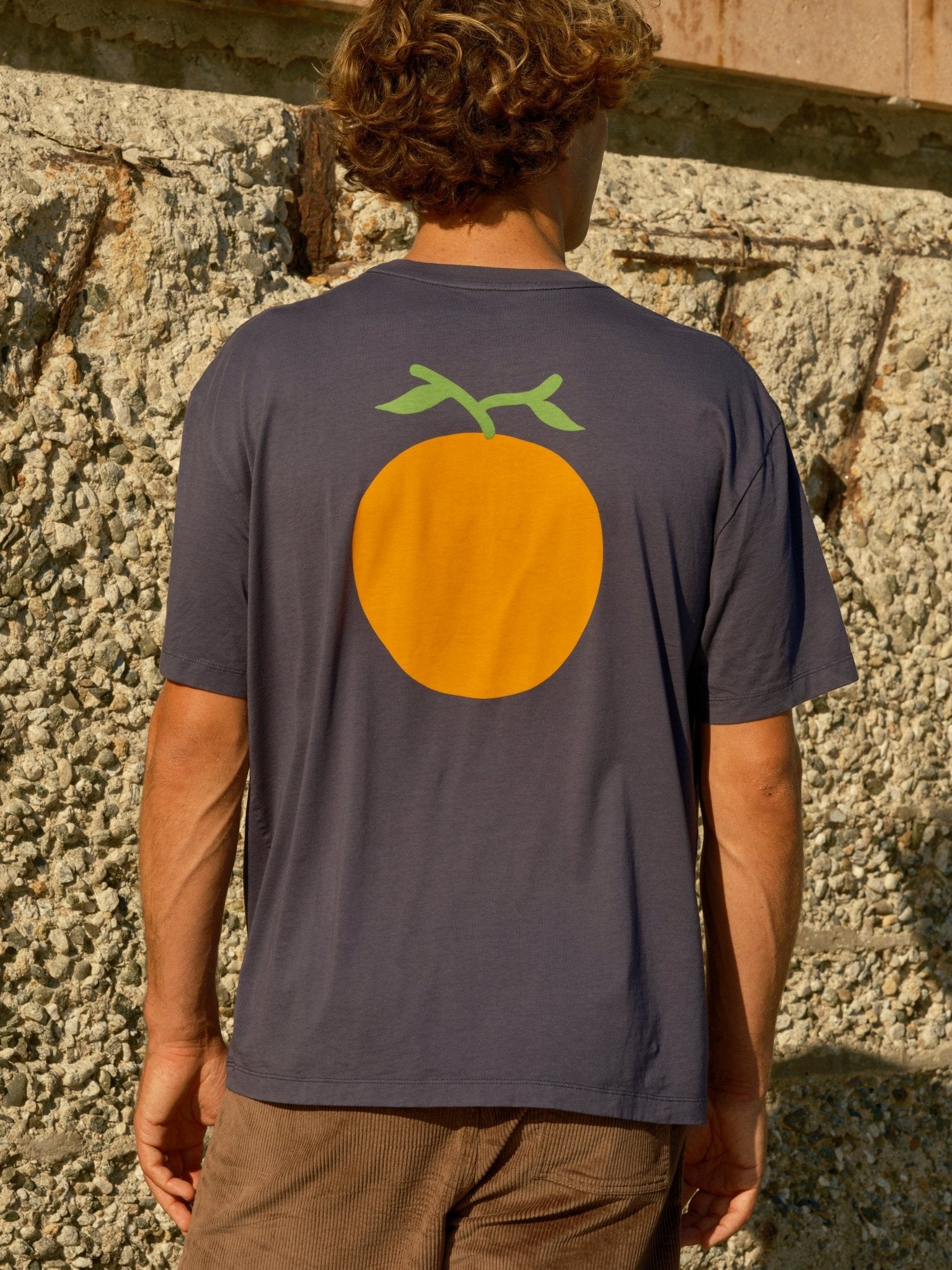 Orange Tee - S - Mollusk Surf Shop