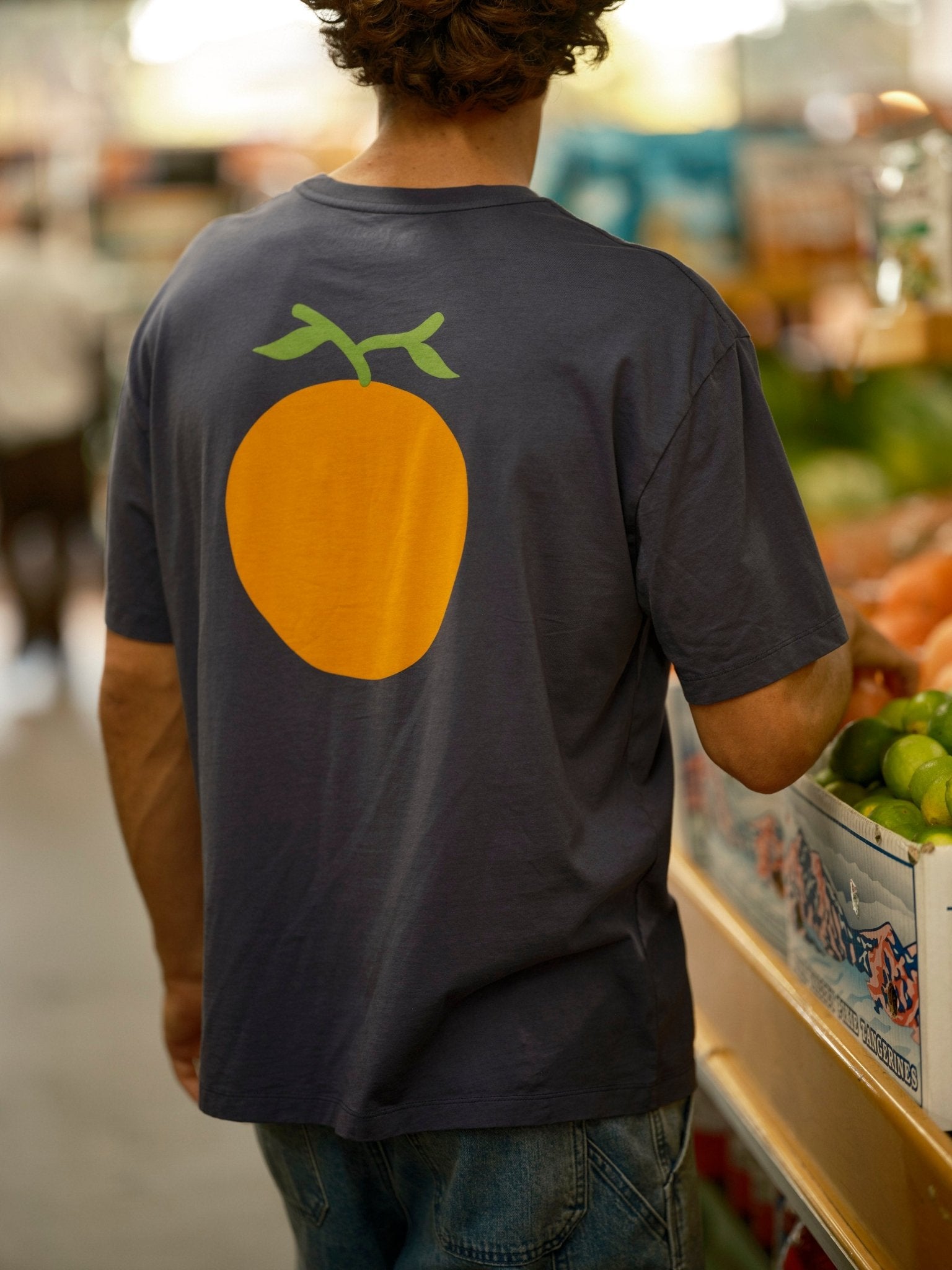 Orange Tee - S - Mollusk Surf Shop