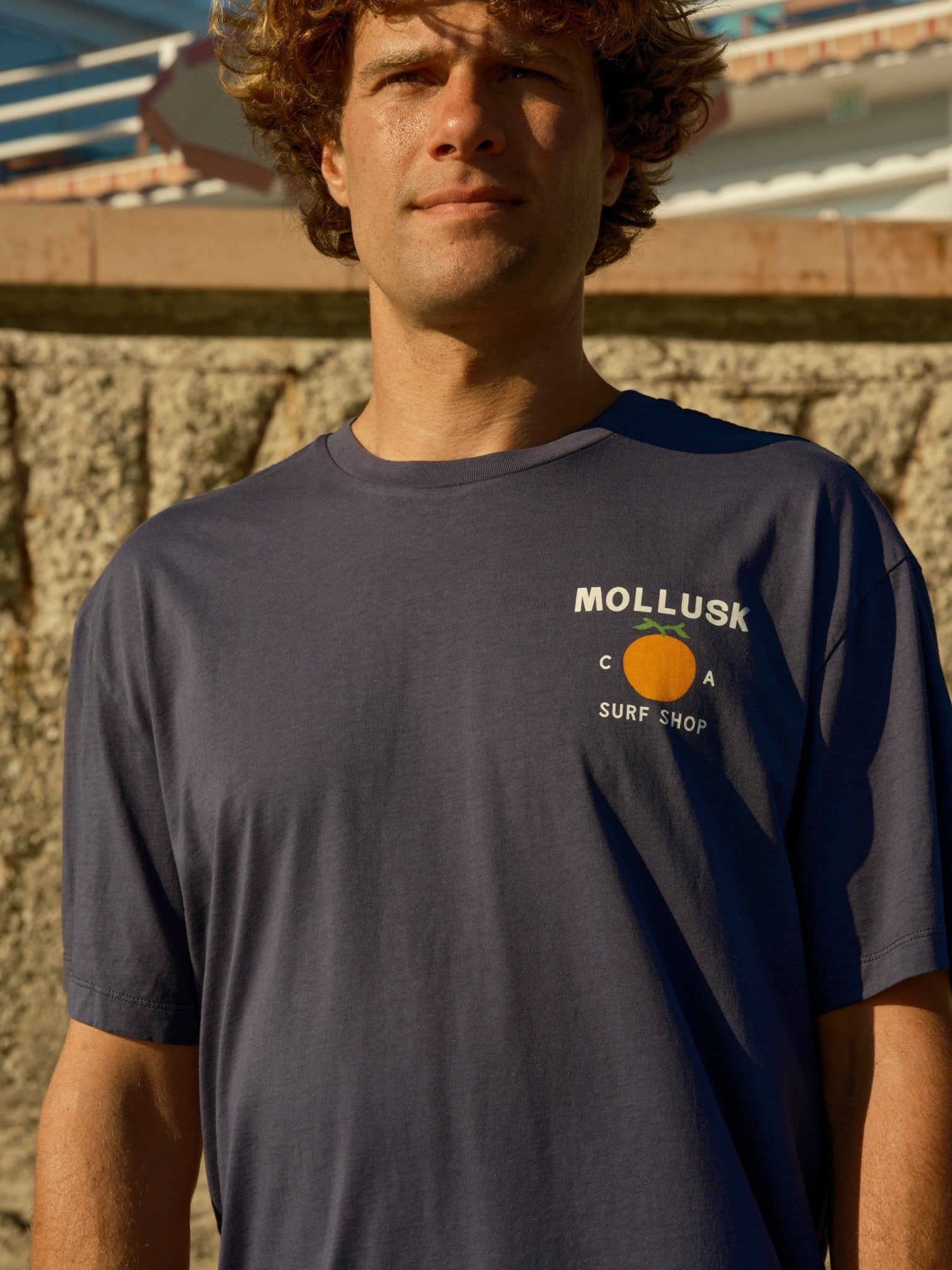 Orange Tee - S - Mollusk Surf Shop