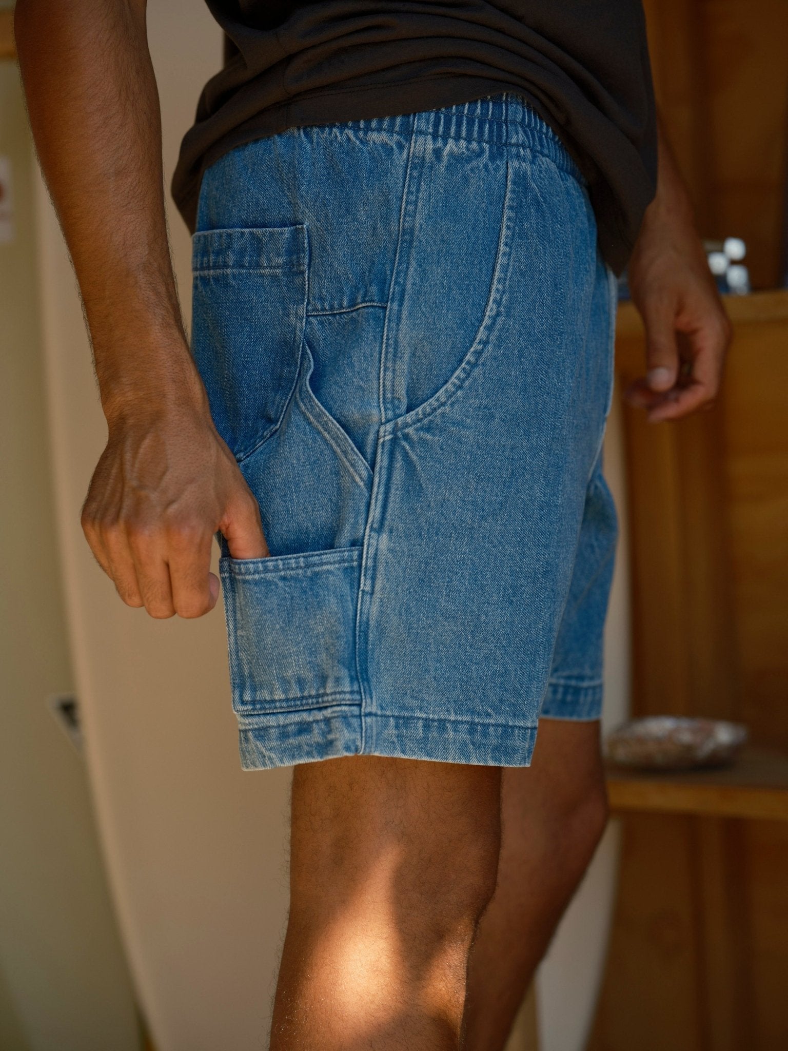Pinnacle Shorts - Indigo Denim - Mollusk Surf Shop