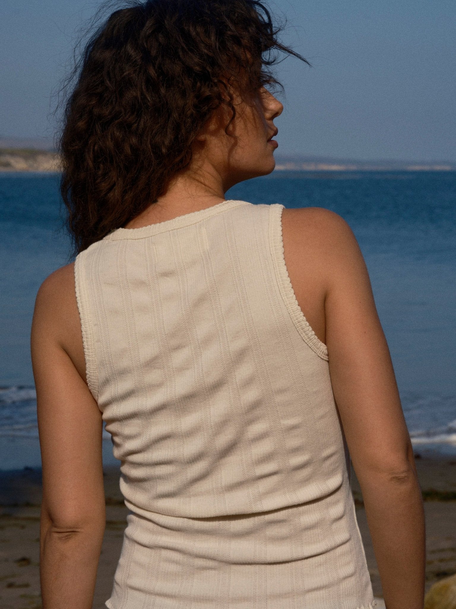 Pointelle Tank - XS - Mollusk Surf Shop