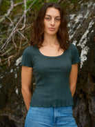 Pointelle Tee - XS - Mollusk Surf Shop