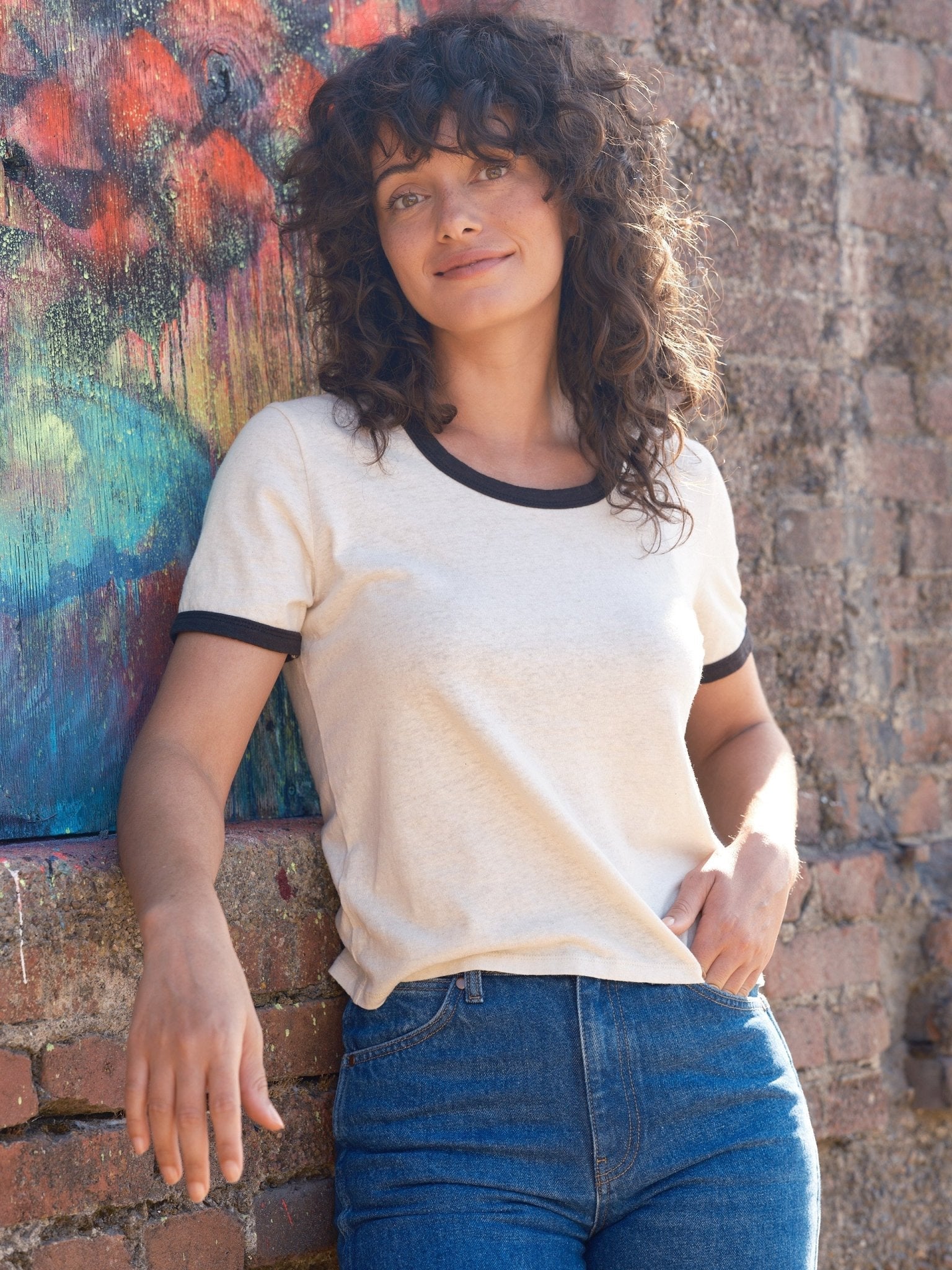 Ringer Tee - Heathered Raspberry - Mollusk Surf Shop