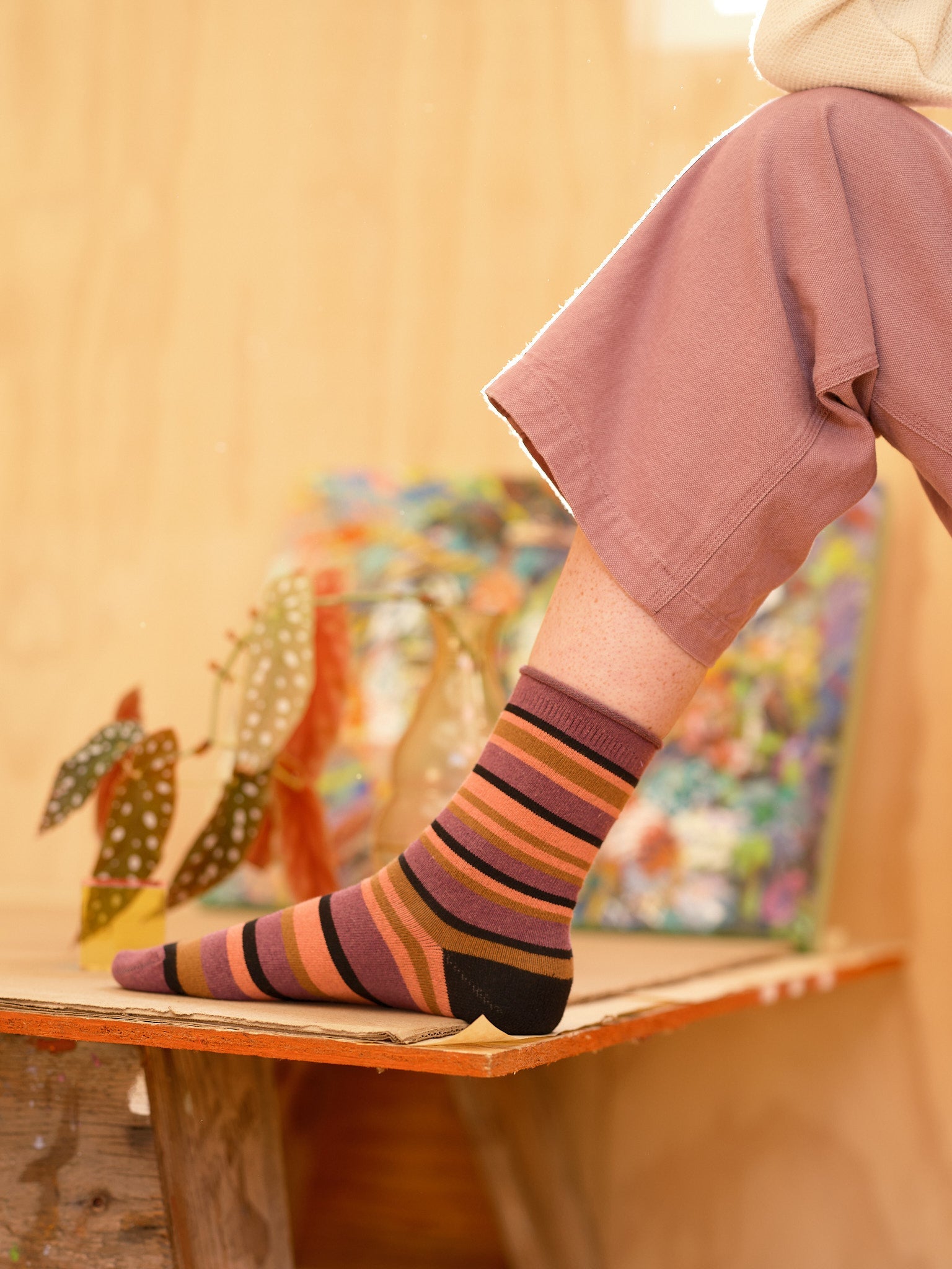 Roll-Top Ankle Sock - OS - Mollusk Surf Shop - description