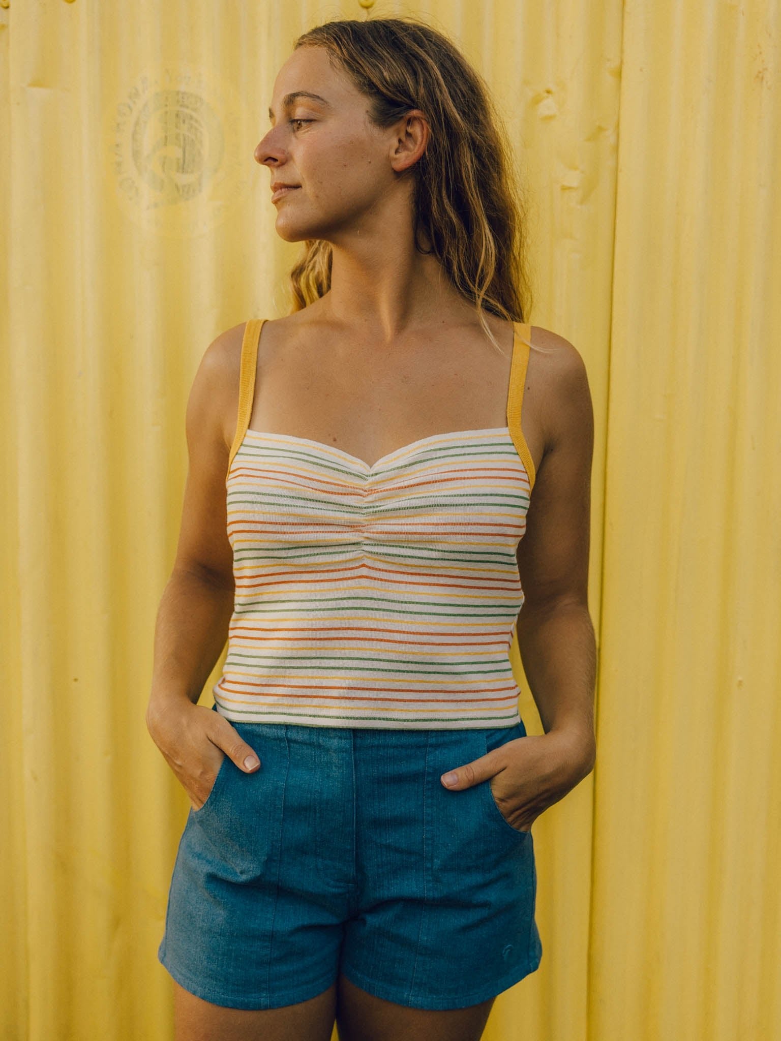 Ruched Tank - XS - Mollusk Surf Shop