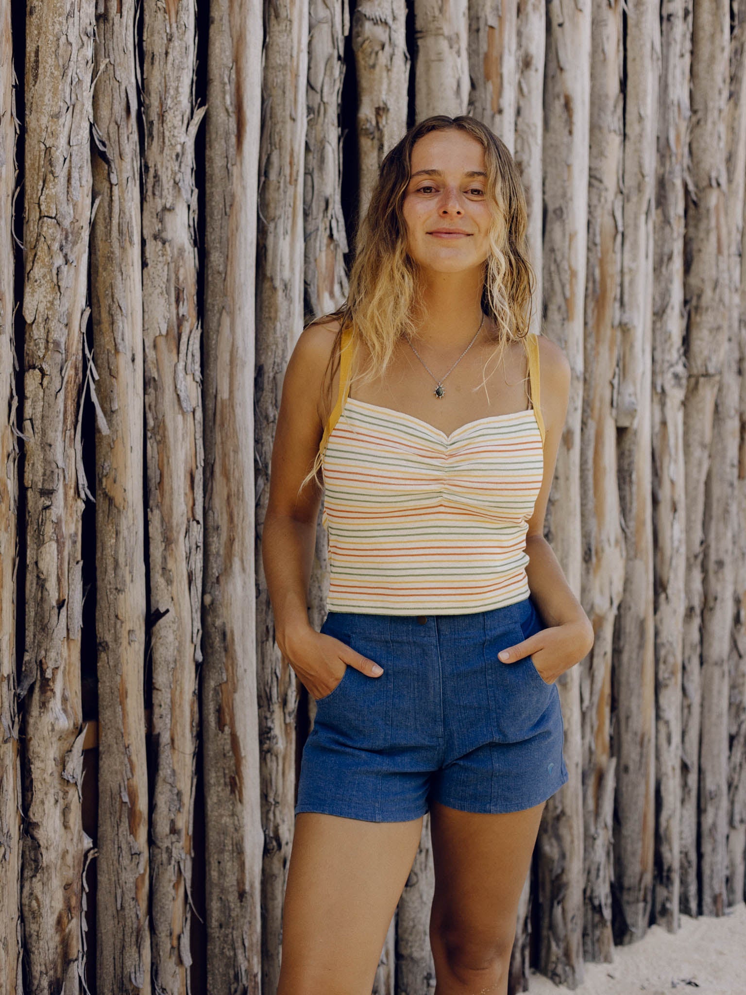 Ruched Tank - XS - Mollusk Surf Shop