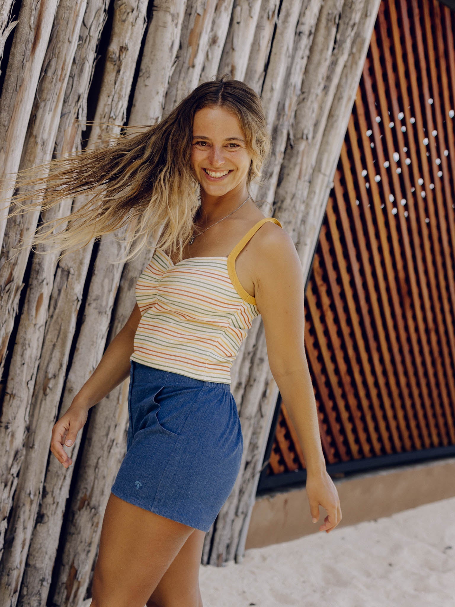 Ruched Tank - XS - Mollusk Surf Shop
