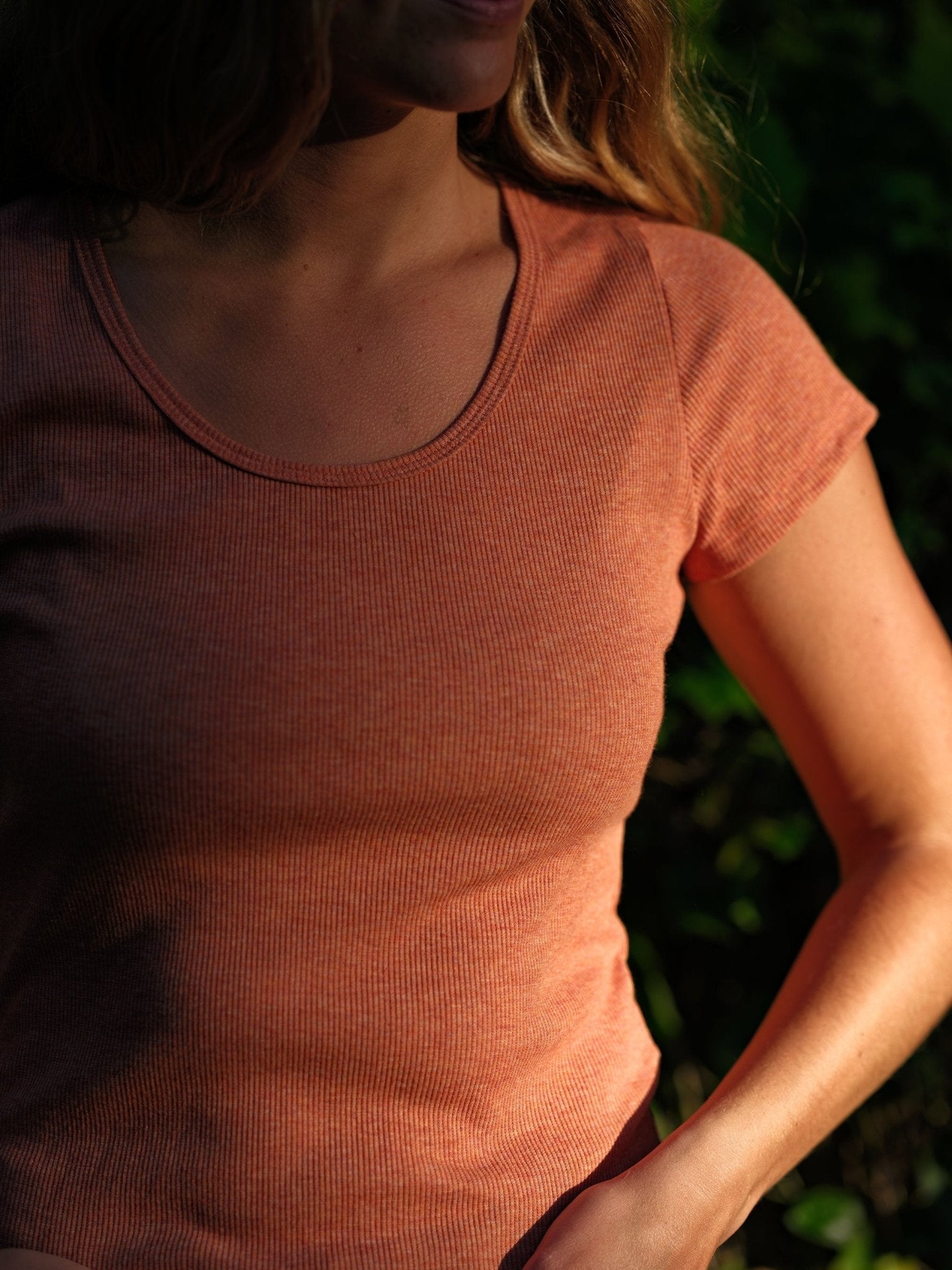 Scoop Ribsy Tee - Strawberry - Mollusk Surf Shop