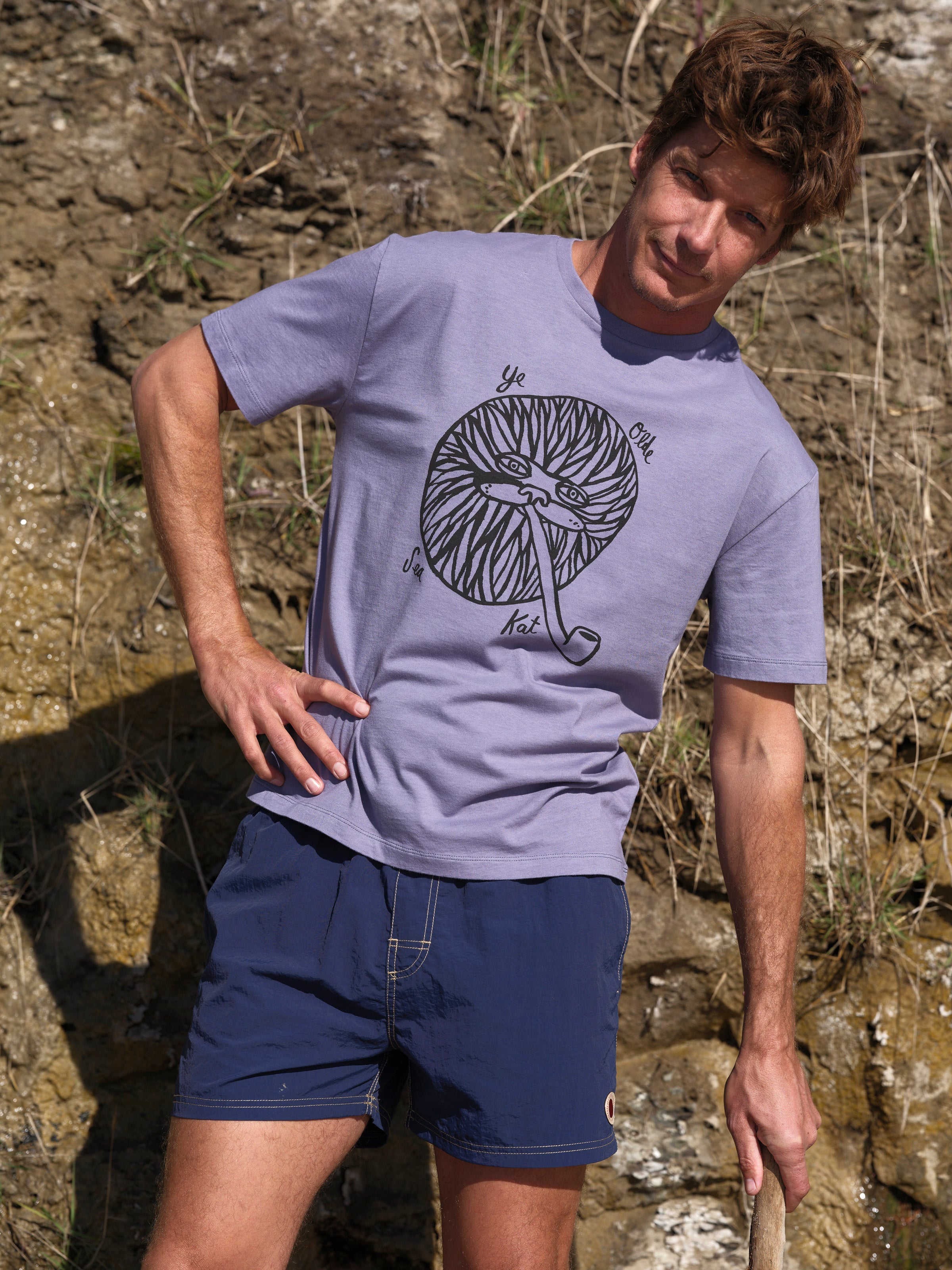 Sea Kat Tee - S - Mollusk Surf Shop - description