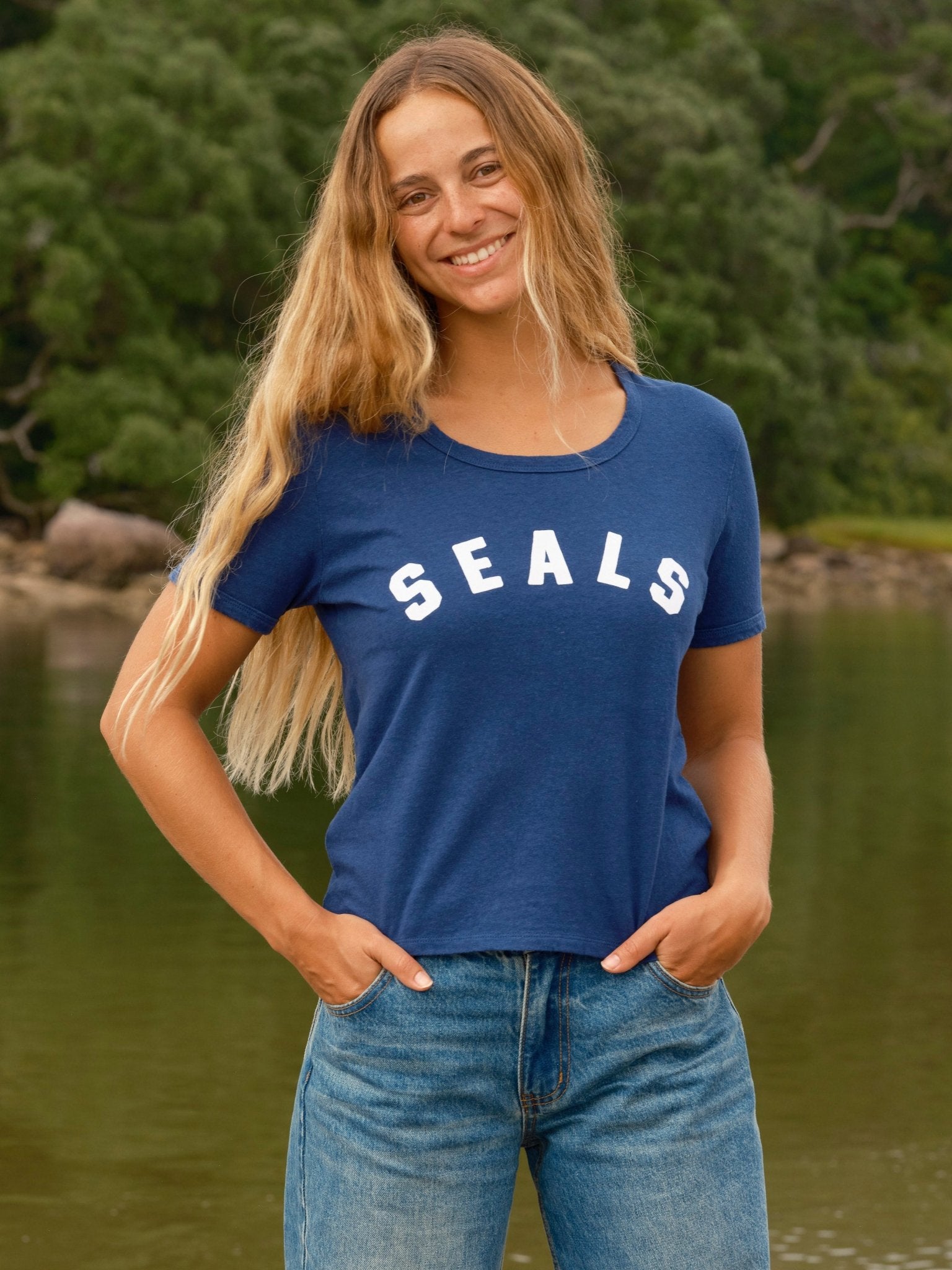 Seals Ringer Tee - XS - Mollusk Surf Shop