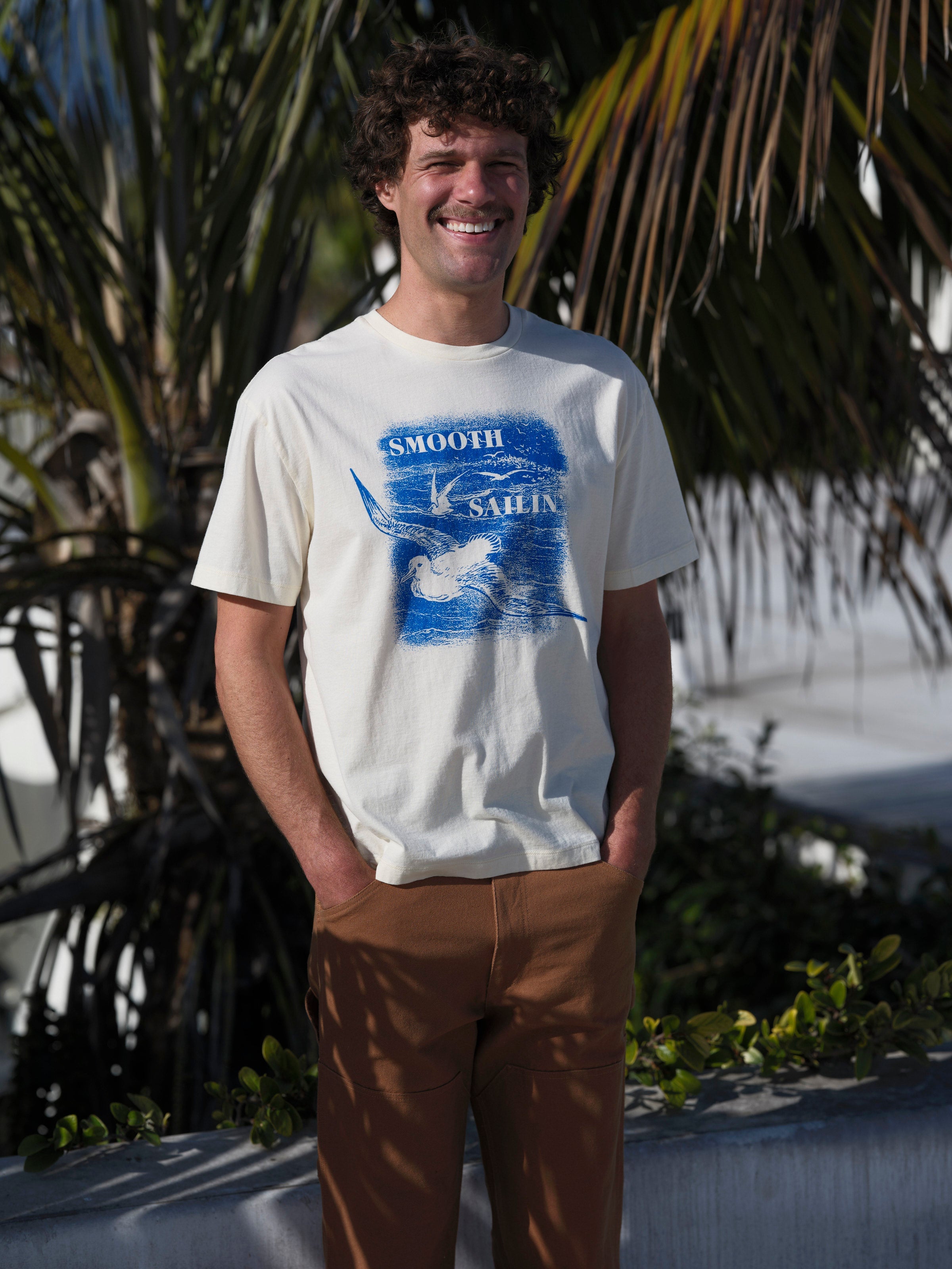 Smooth Sailin Tee - S - Mollusk Surf Shop