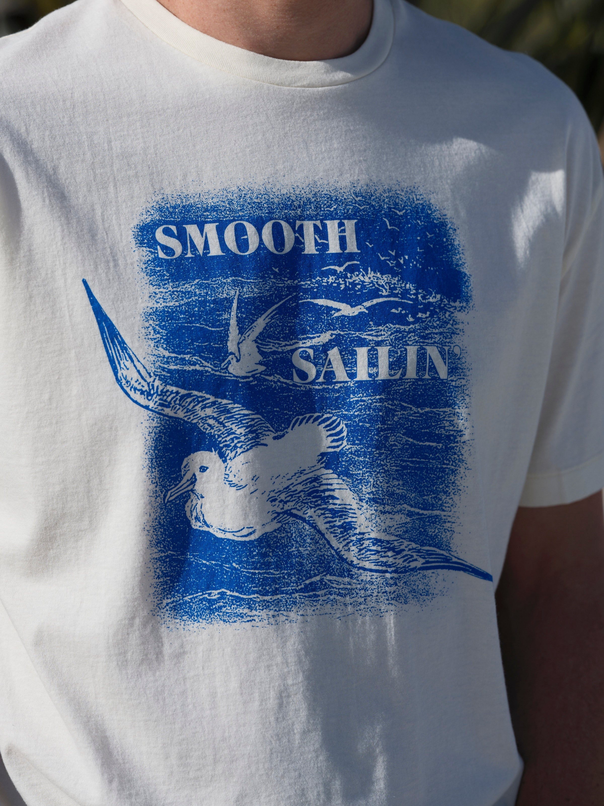 Smooth Sailin Tee - S - Mollusk Surf Shop - description