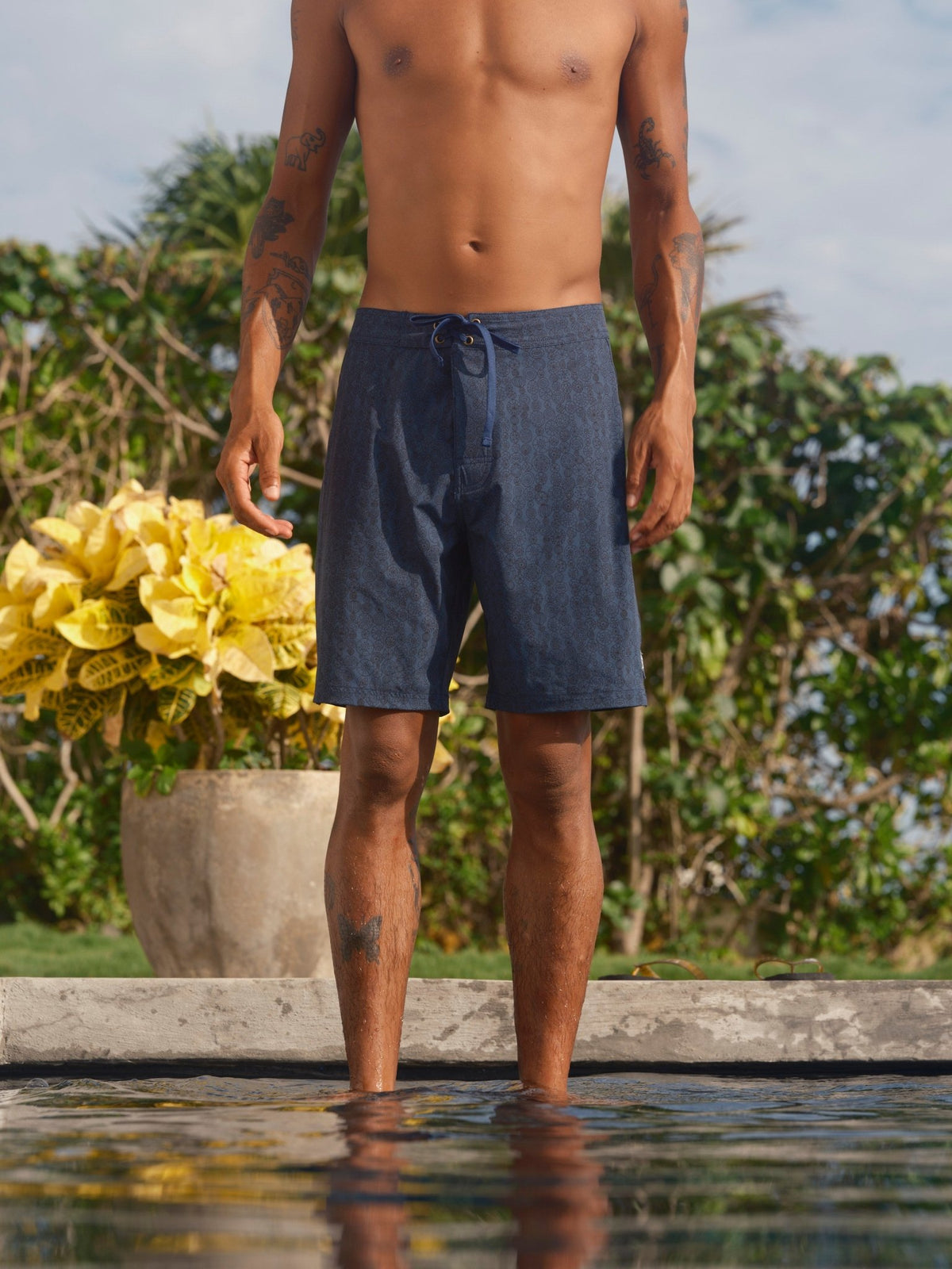 Stretch Notched Trunks - 28 - Mollusk Surf Shop
