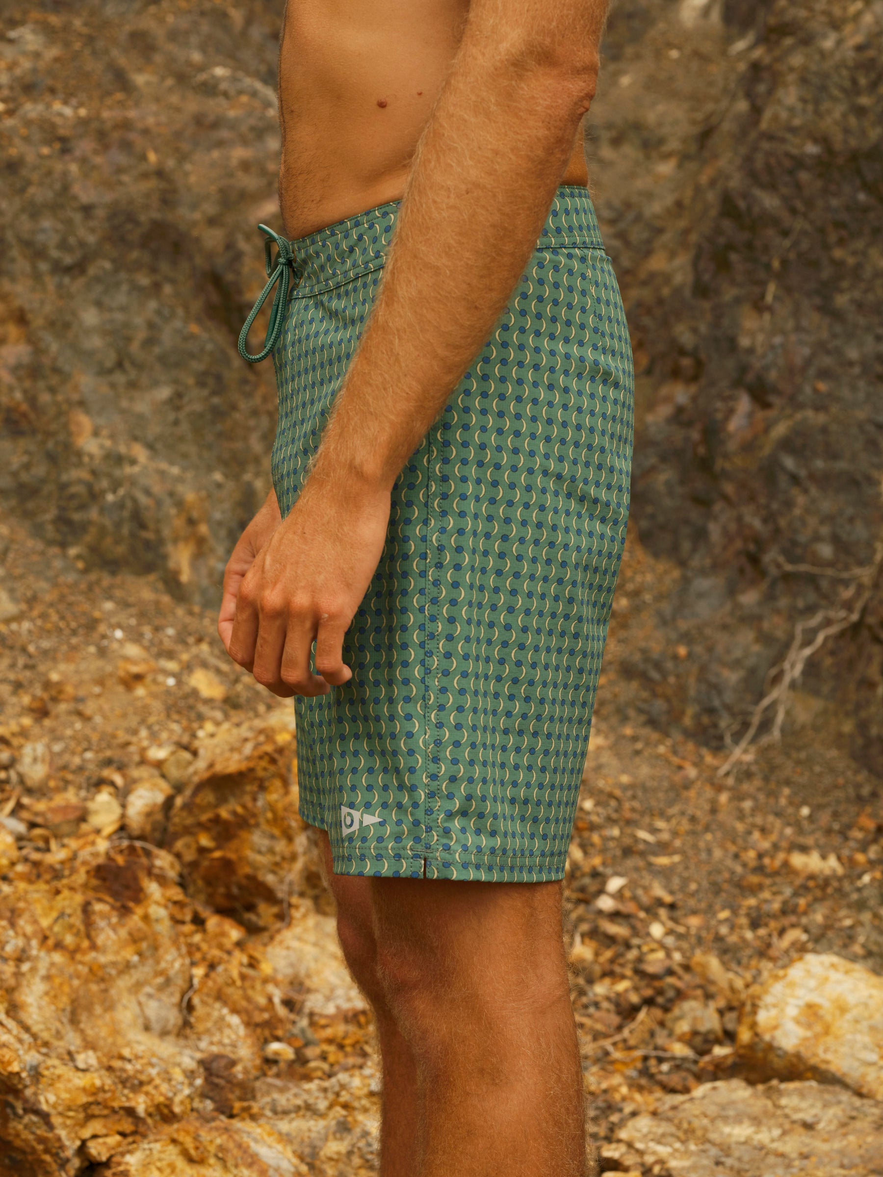 Stretch Notched Trunks - 28 - Mollusk Surf Shop - description