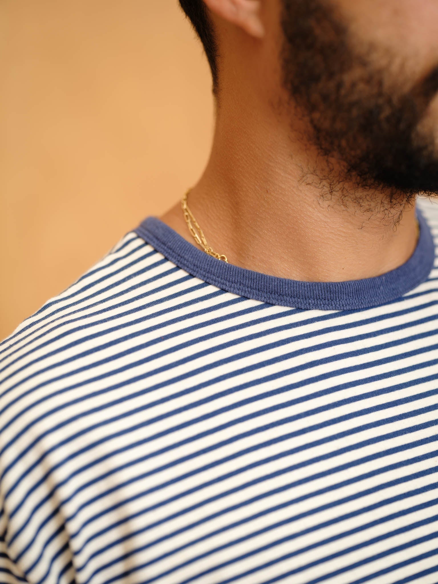Striped Heavy Tee - Natural Green - Mollusk Surf Shop