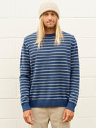 Striped Linen Sweater - S - Mollusk Surf Shop