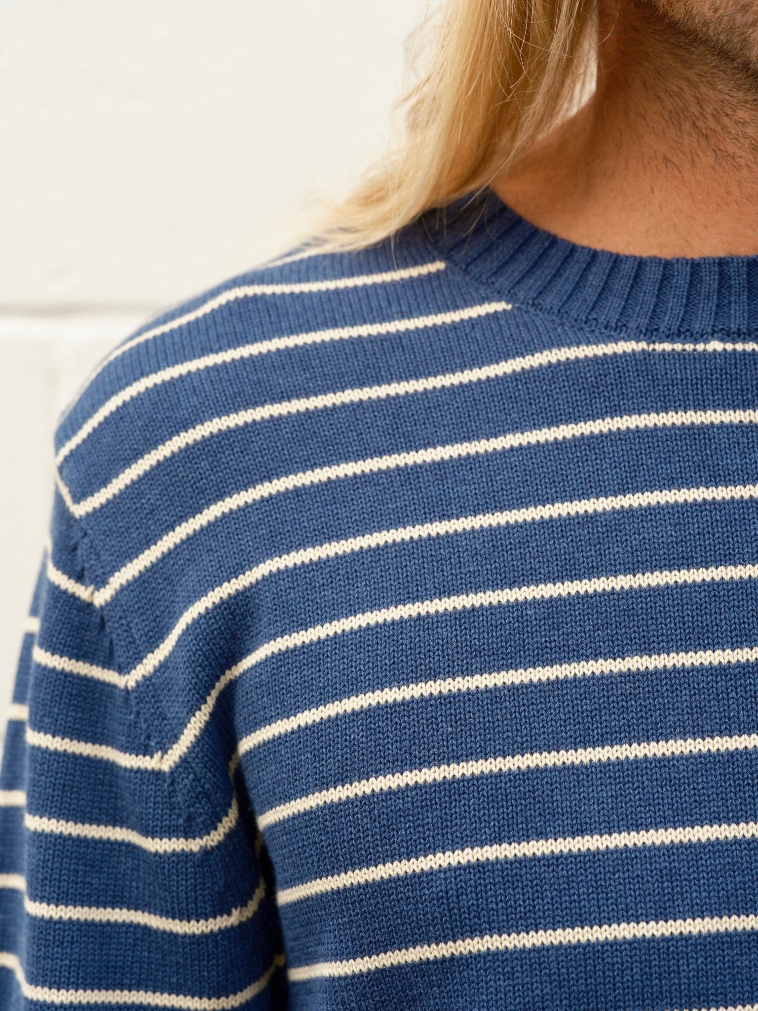 Striped Linen Sweater - S - Mollusk Surf Shop