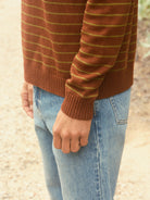 Striped Linen Sweater - S - Mollusk Surf Shop