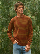 Striped Linen Sweater - S - Mollusk Surf Shop