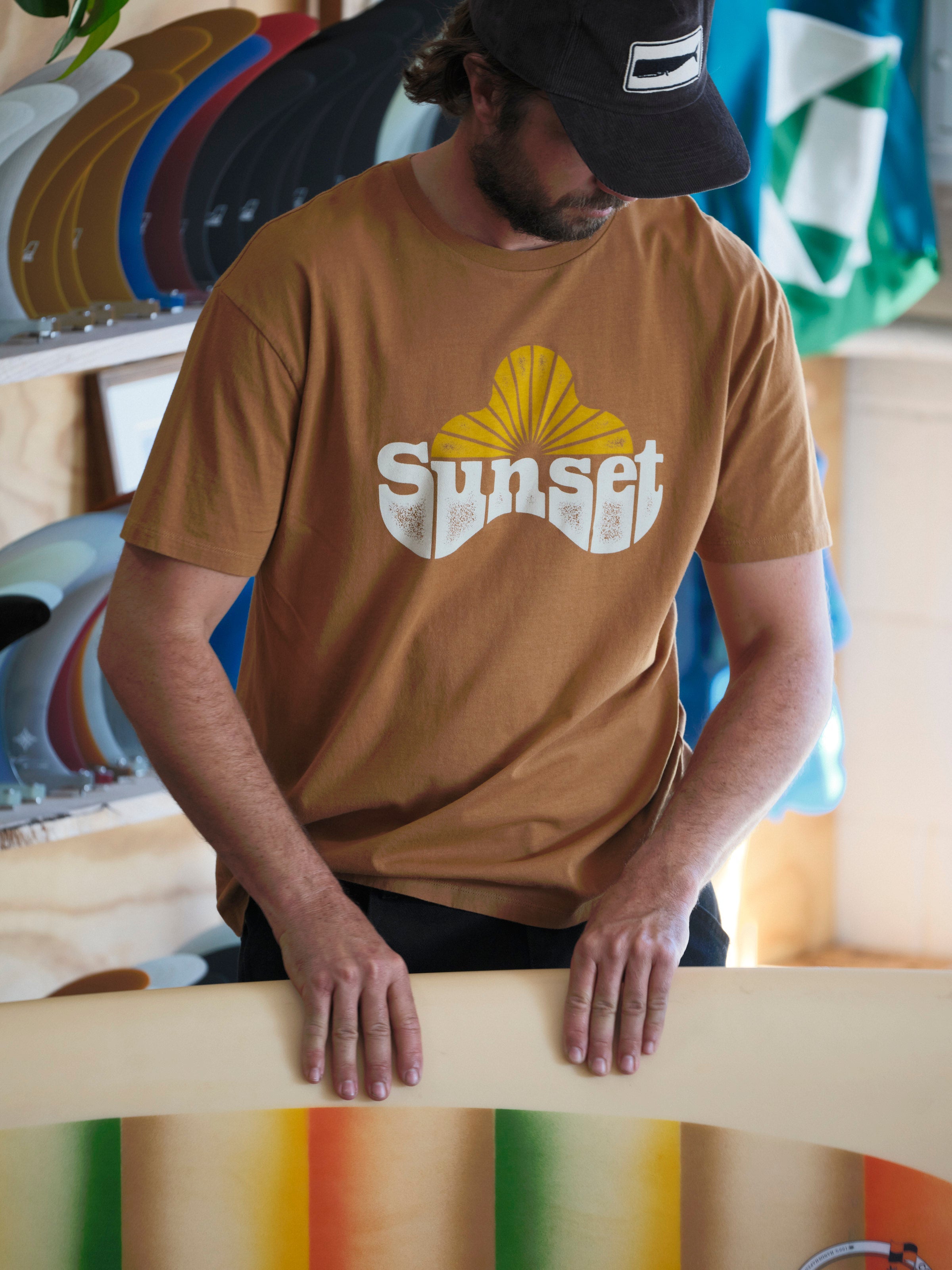 Sunset Tee - S - Mollusk Surf Shop