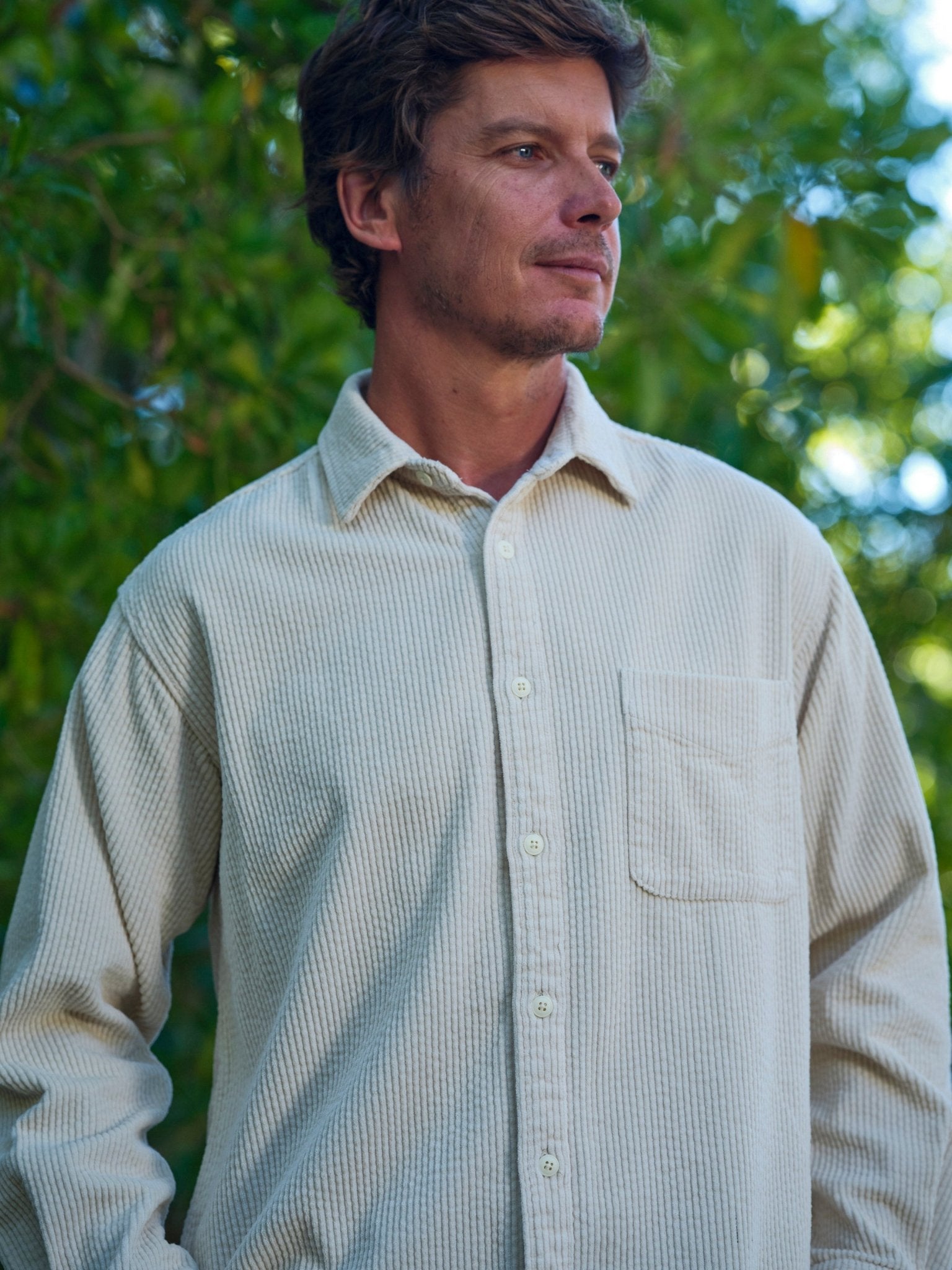 Thurston Shirt - Rover Green Corduroy - Mollusk Surf Shop