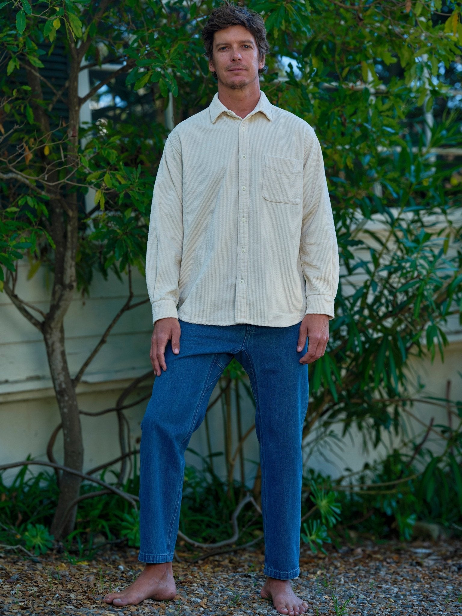 Thurston Shirt - Rover Green Corduroy - Mollusk Surf Shop