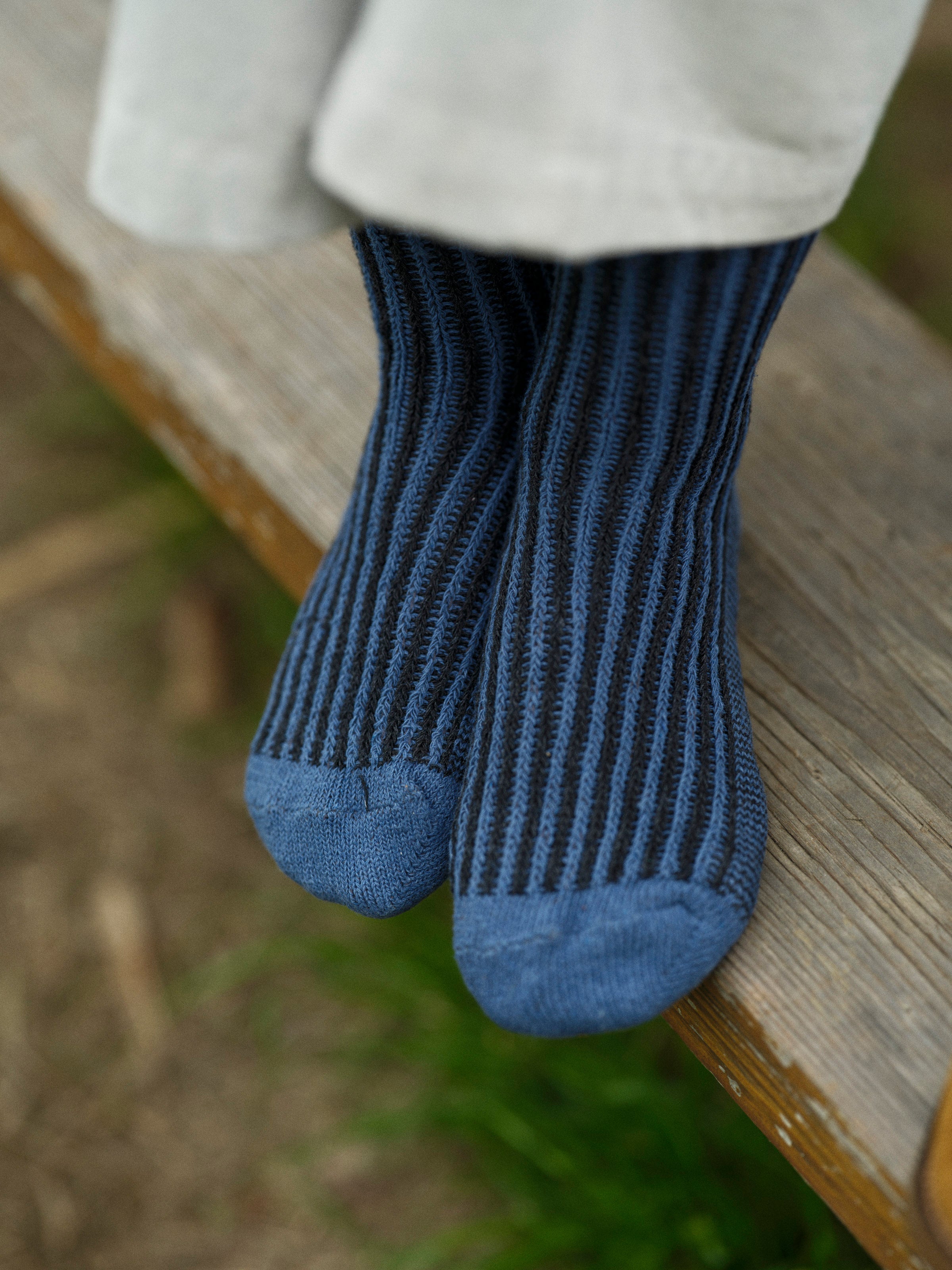 Two Tone Rib Sock - OS - Mollusk Surf Shop - description