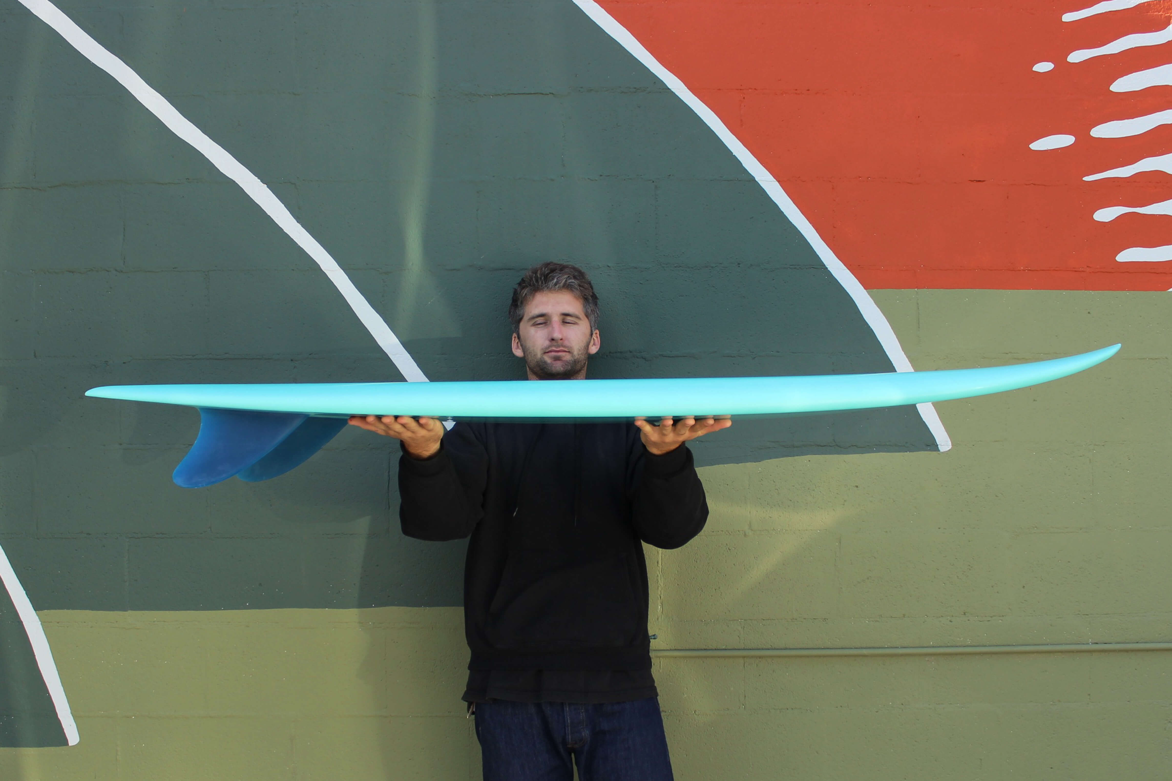 5'10 Hanel C Fish - Aqua - Mollusk Surf Shop