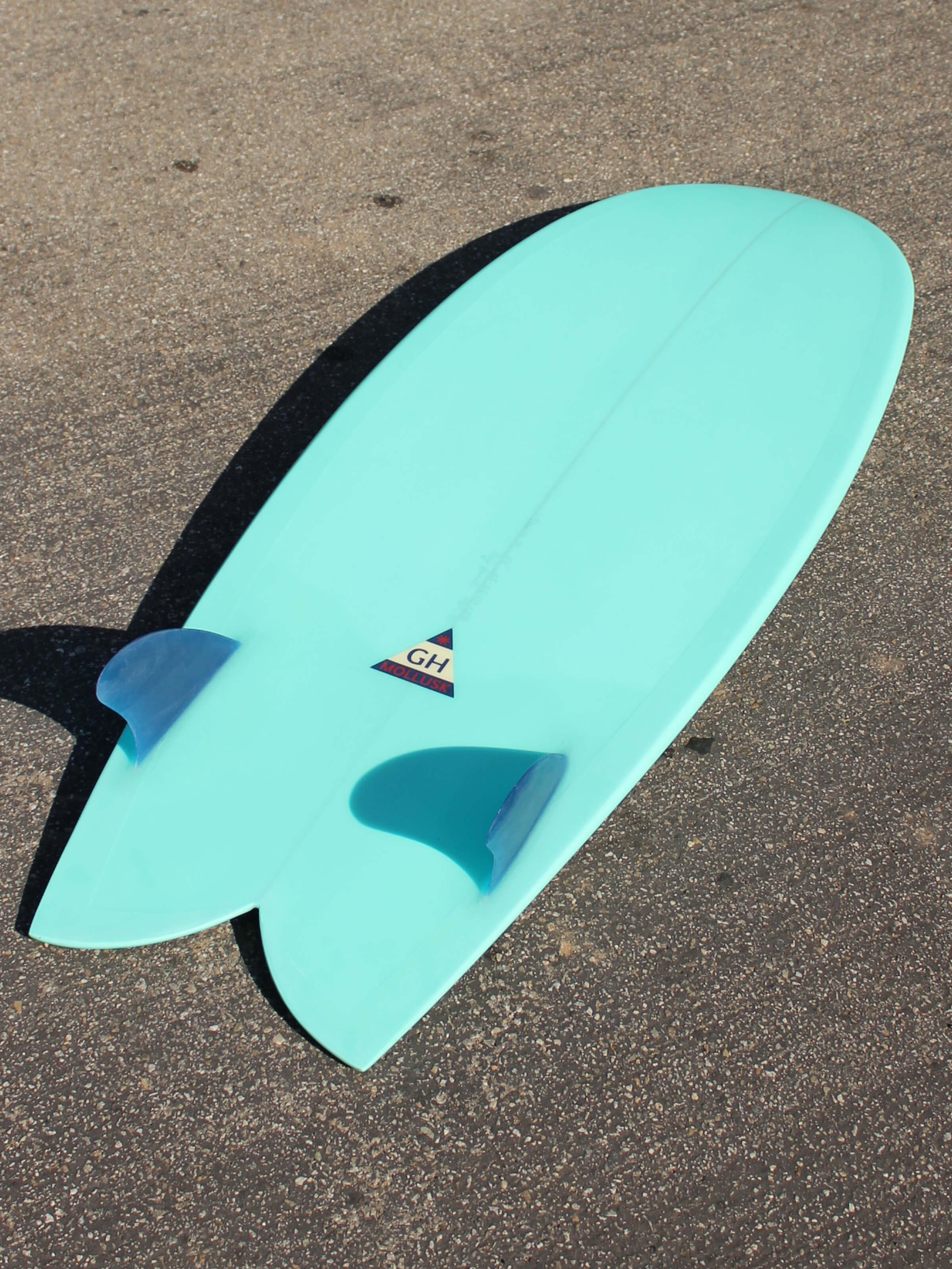 5'10 Hanel C Fish - Aqua - Mollusk Surf Shop