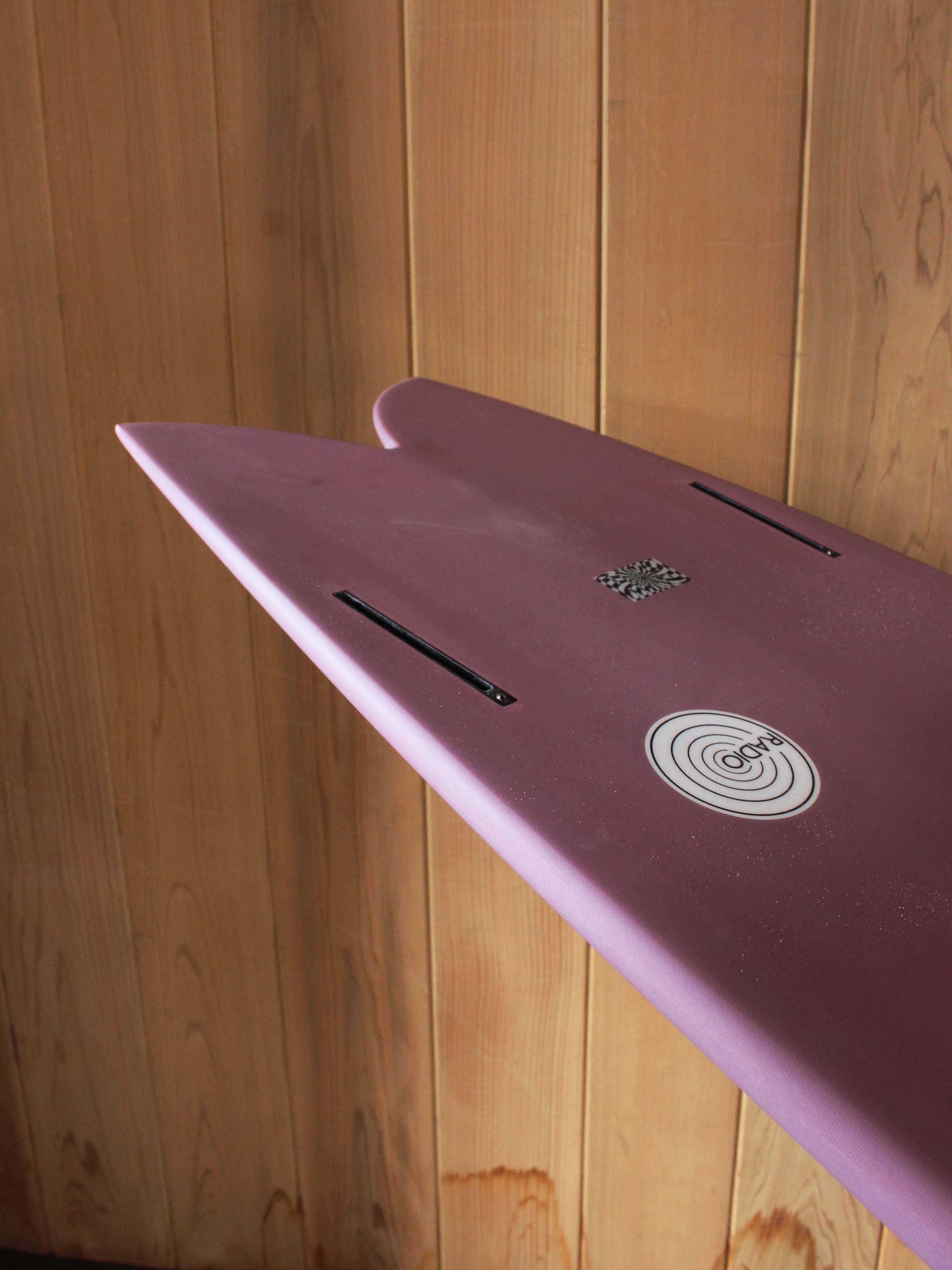 5'10 Radio Classic Fish - Grape - Mollusk Surf Shop - description