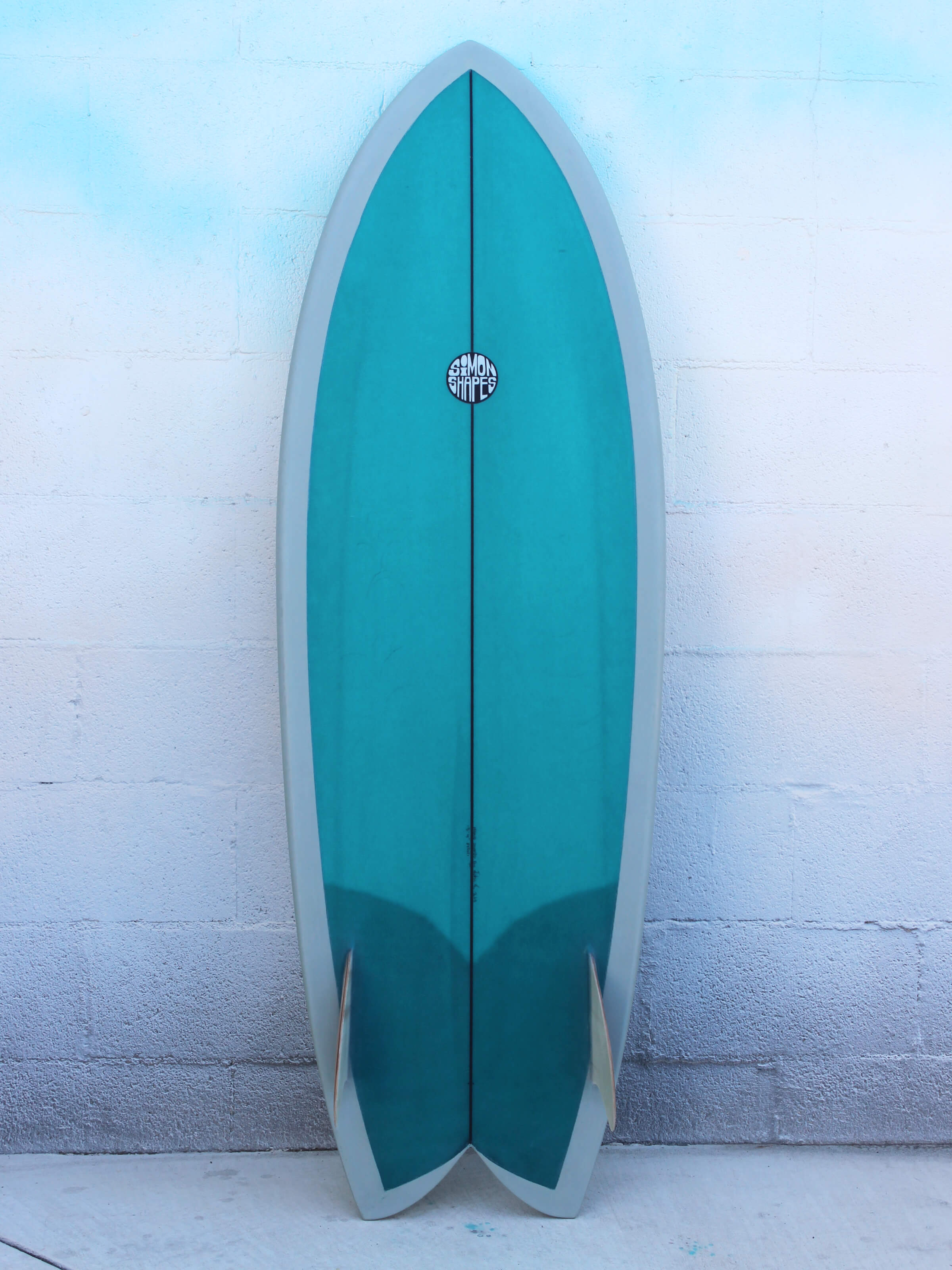 5'4 Simon Shapes Custom Fish - Mollusk Surf Shop
