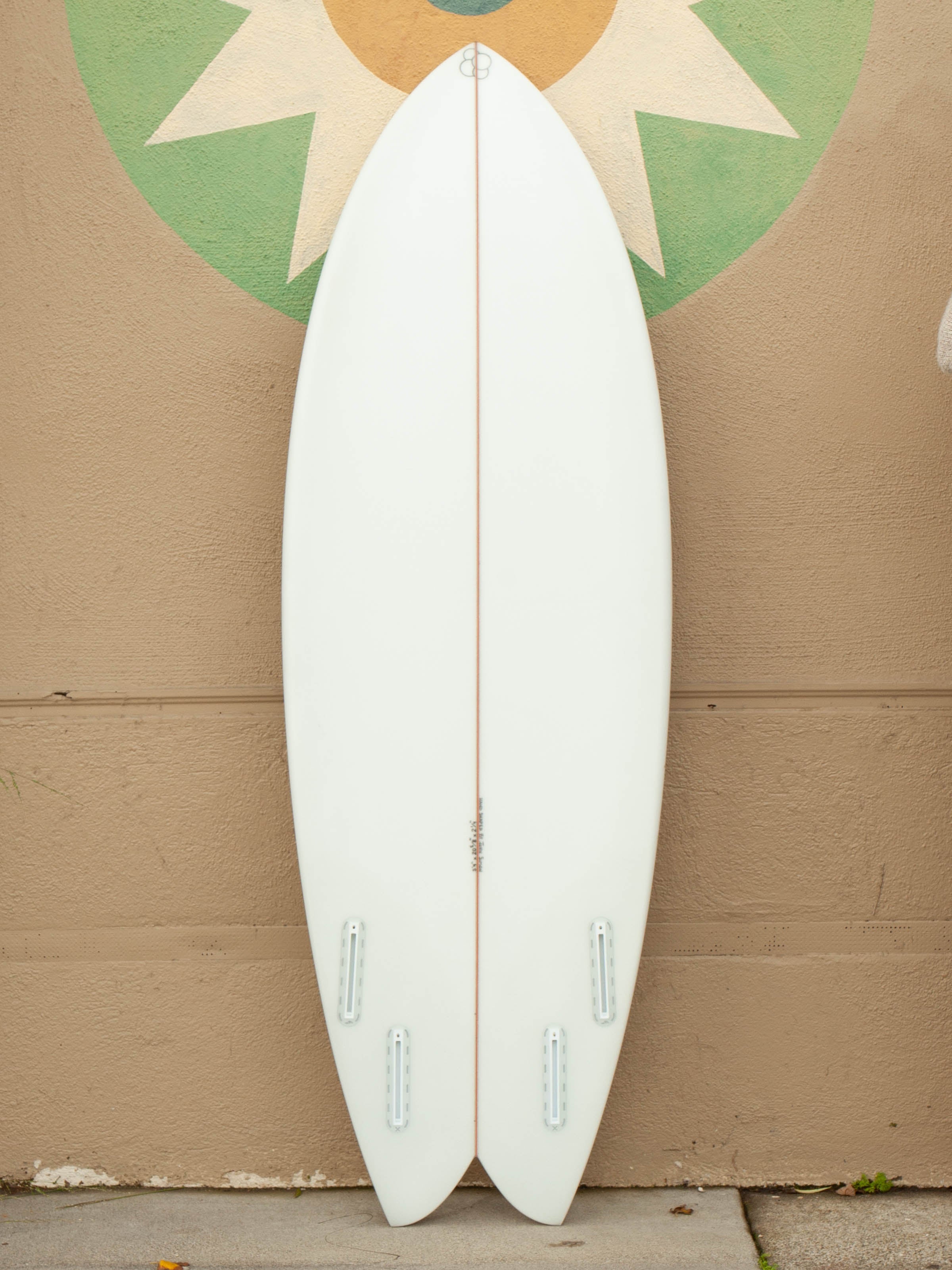 5'4 Simon Shapes Quad Fish - Mollusk Surf Shop