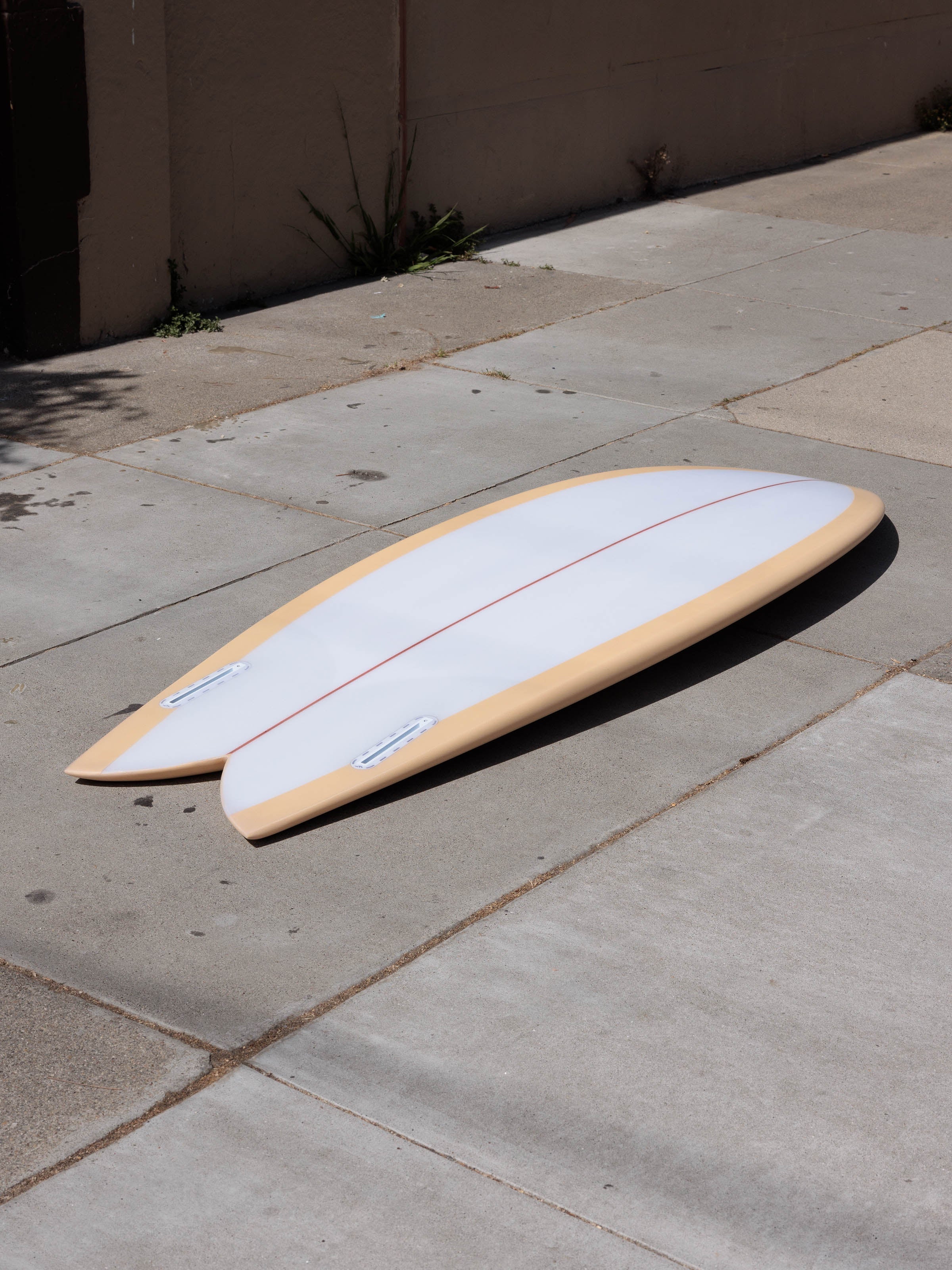 5'5 Grant Noble White Dove Fish - Mollusk Surf Shop