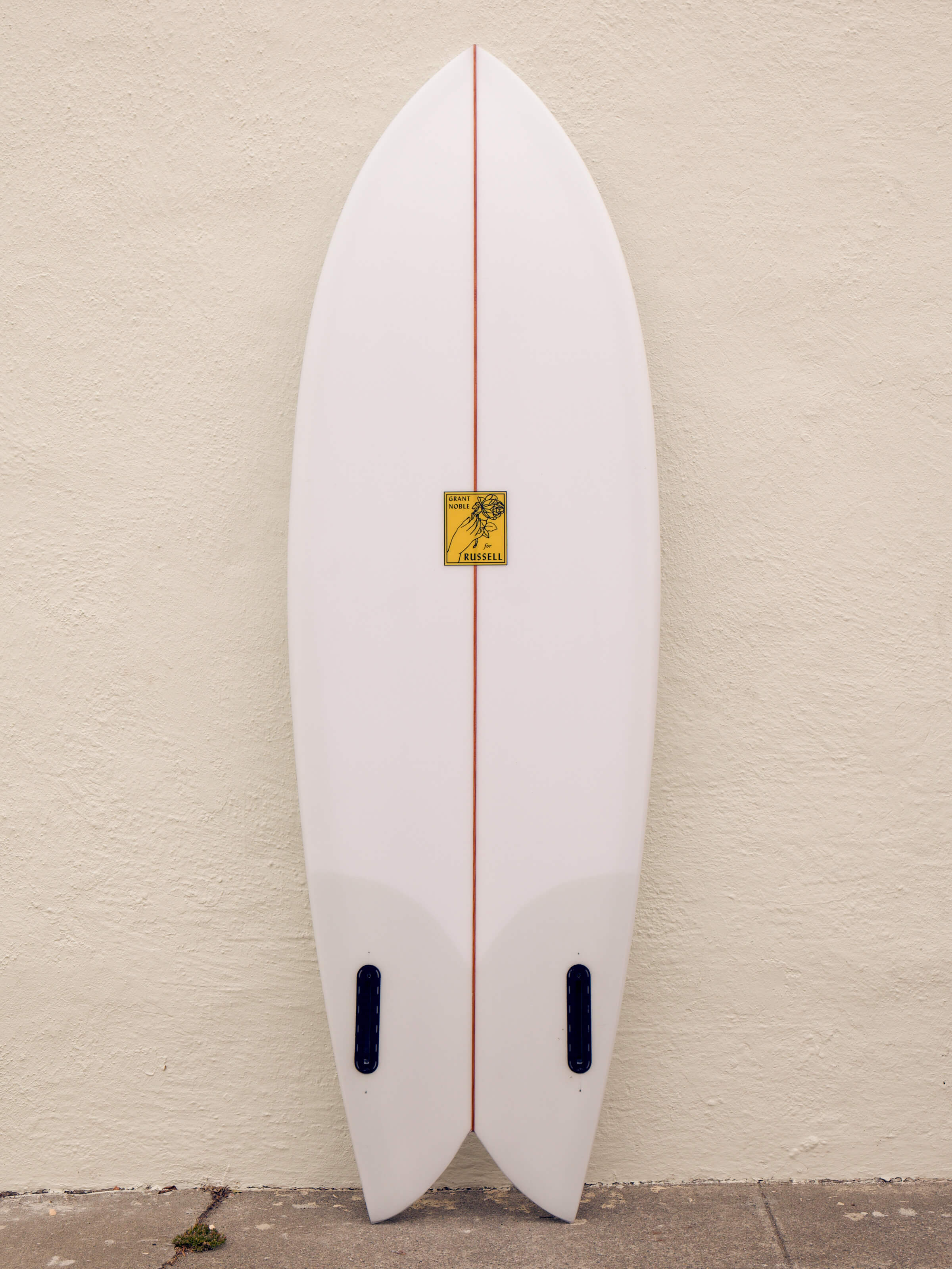 5'5 Grant Noble White Dove Fish - Mollusk Surf Shop