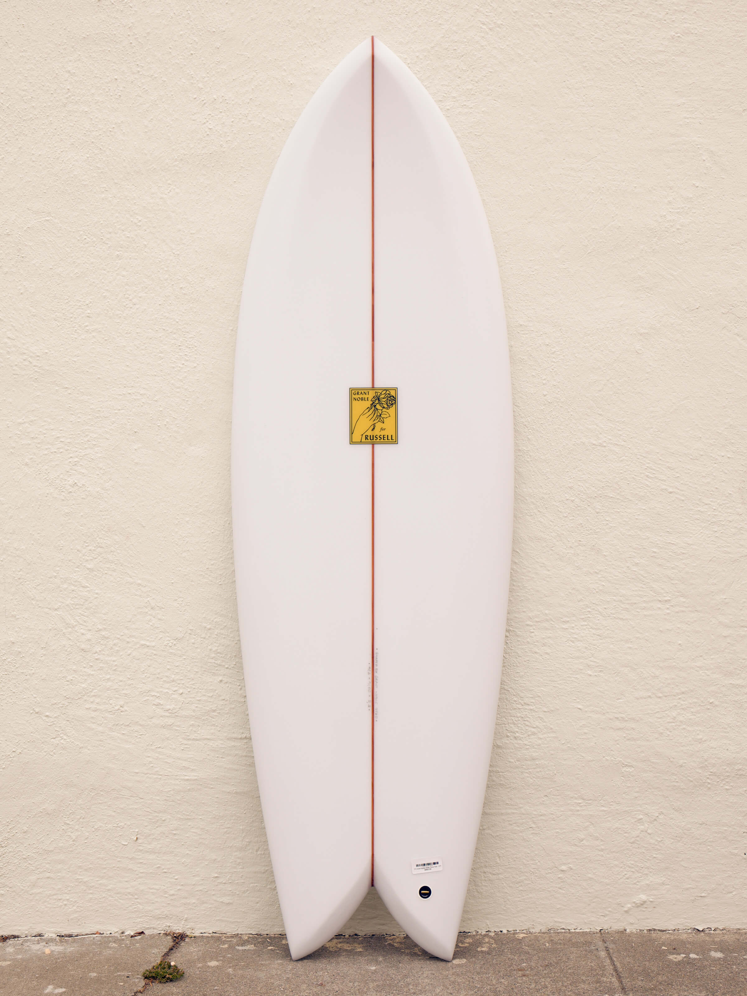 5'5 Grant Noble White Dove Fish - Mollusk Surf Shop