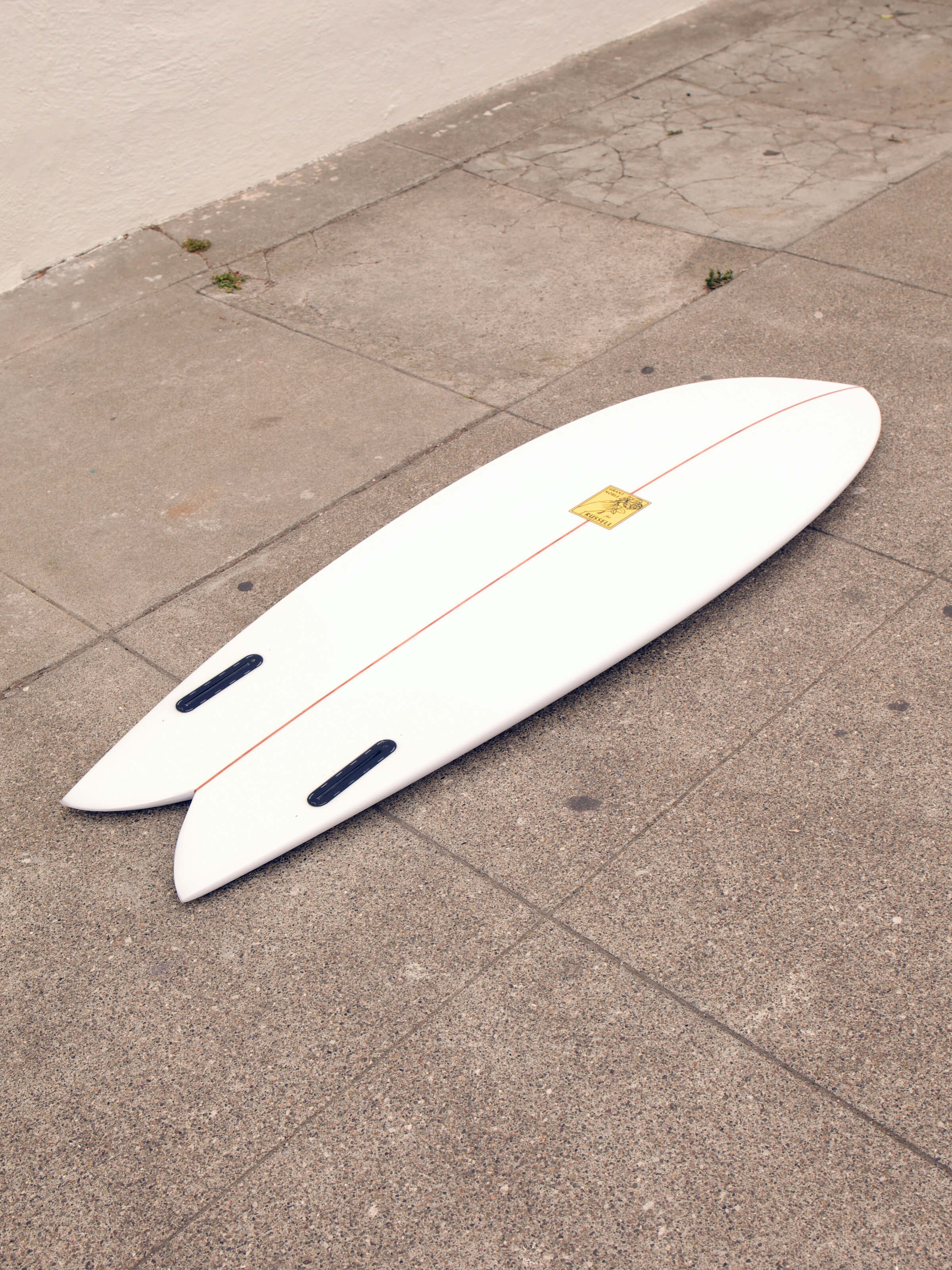 5'5 Grant Noble White Dove Fish - Mollusk Surf Shop