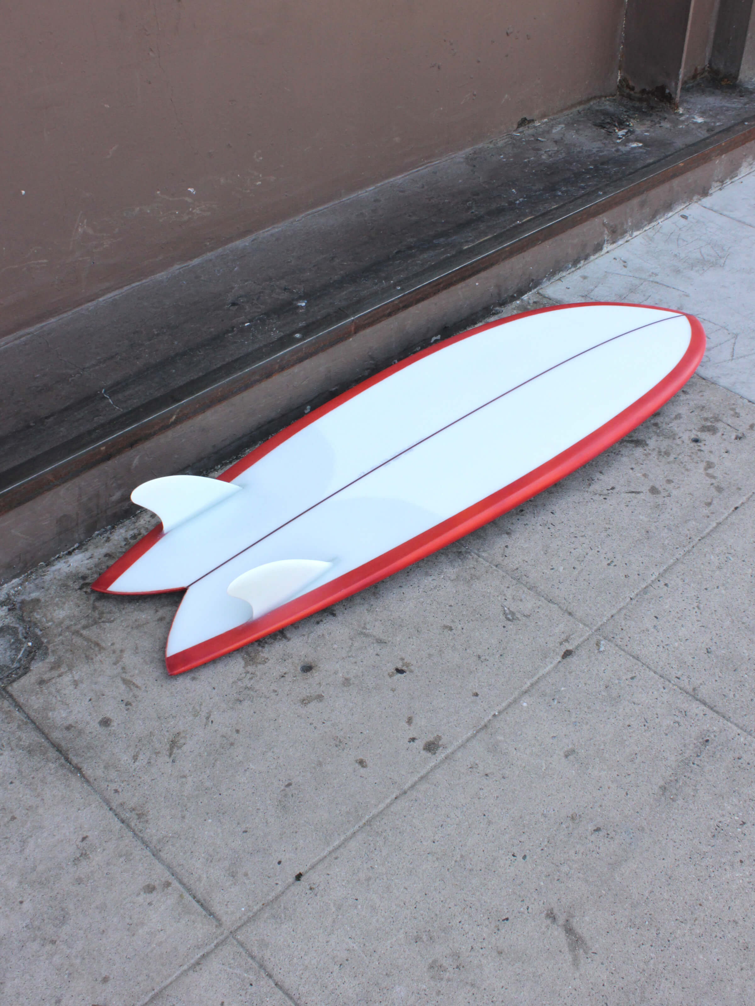 5'6 Grant Noble White Dove Fish - Mollusk Surf Shop