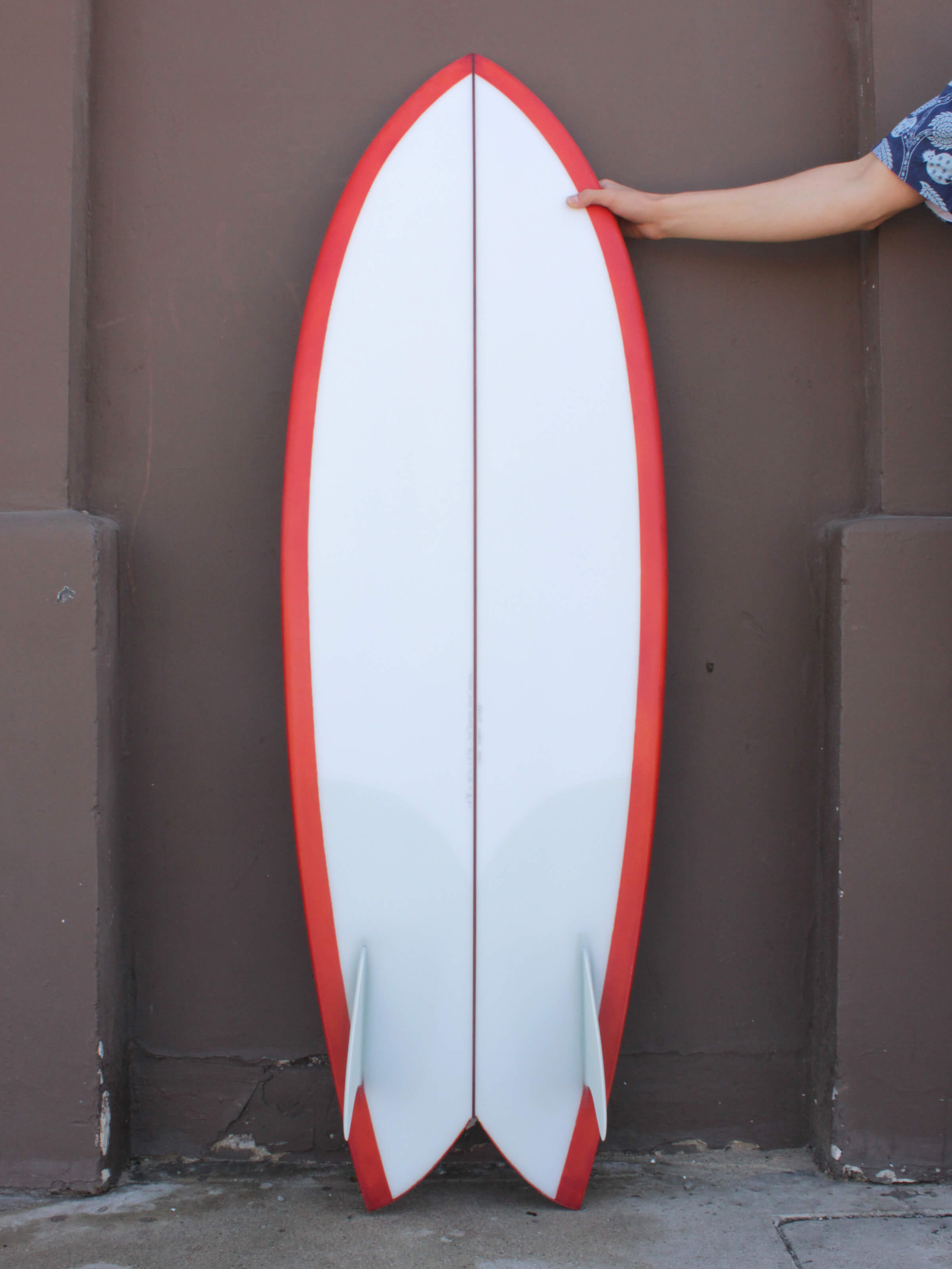 5'6 Grant Noble White Dove Fish - Mollusk Surf Shop