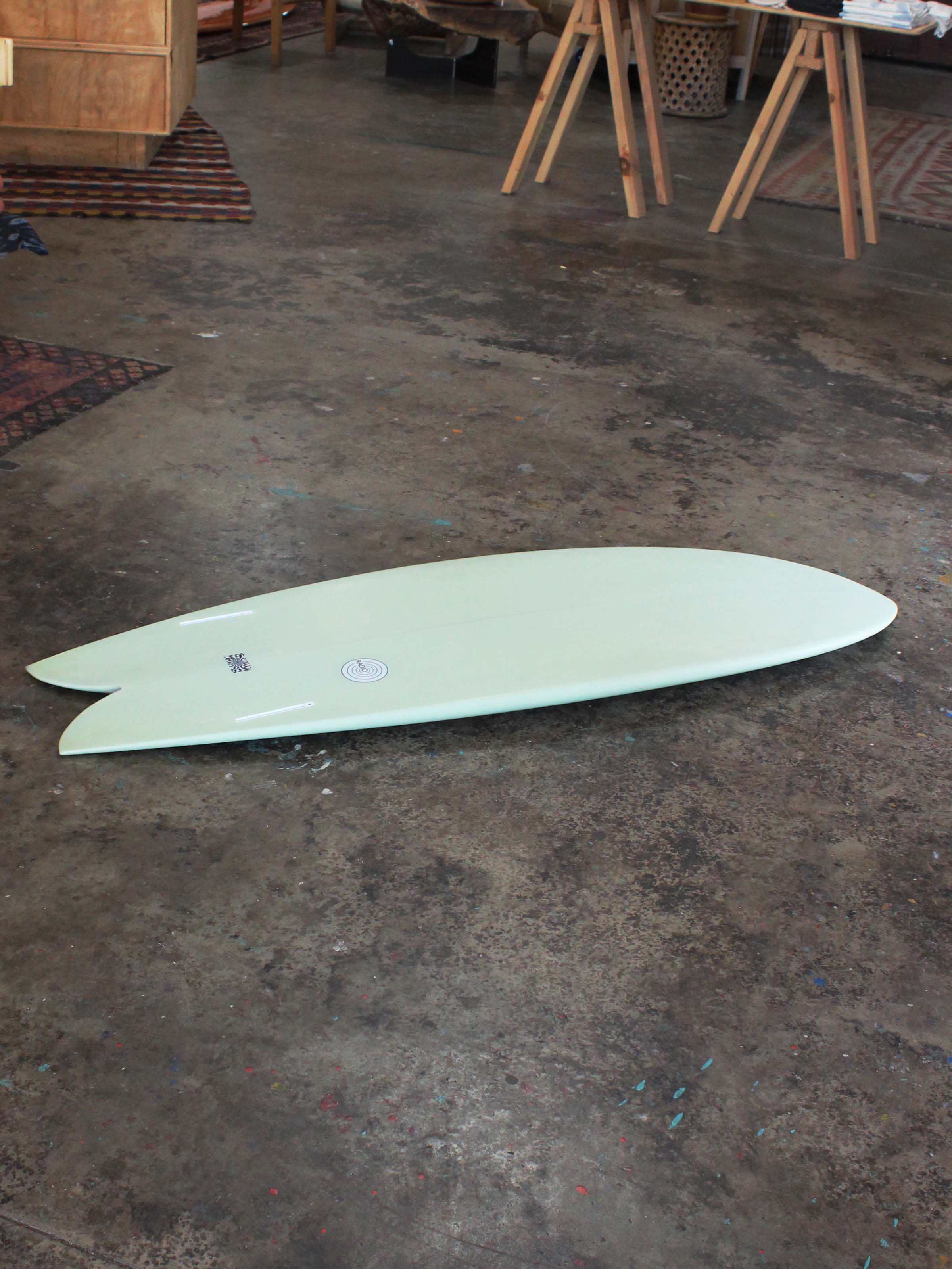 5'6 Radio Classic Fish - Duck Egg - Mollusk Surf Shop