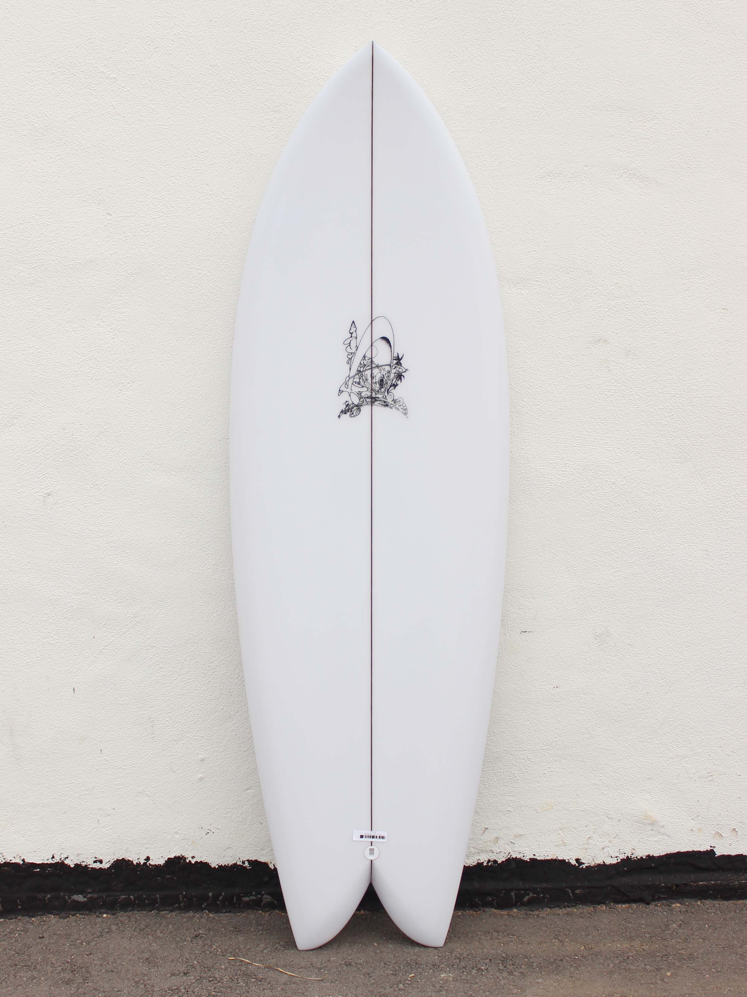 5'6 Rainbow Fish - Clear - Mollusk Surf Shop
