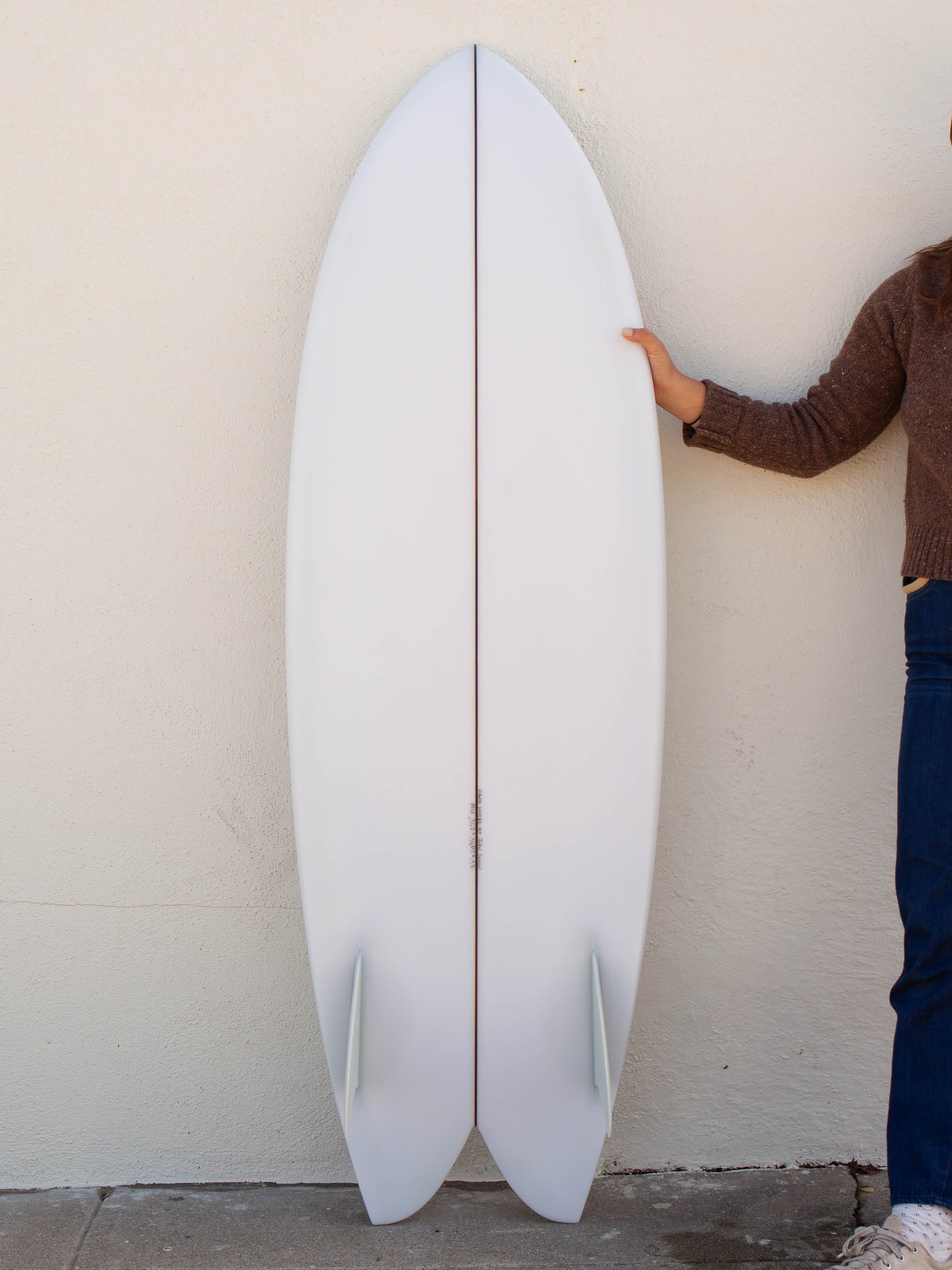 5'6 Simon Shapes Custom Fish Glass on Keels - Mollusk Surf Shop