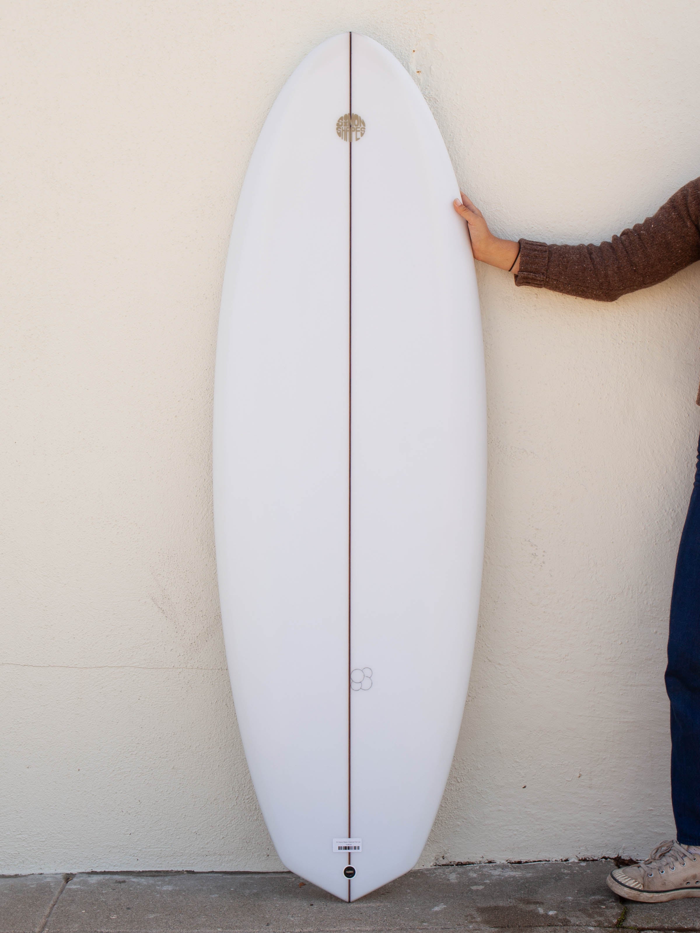 5'6 Simon Shapes Diamond Tail Quad - Mollusk Surf Shop