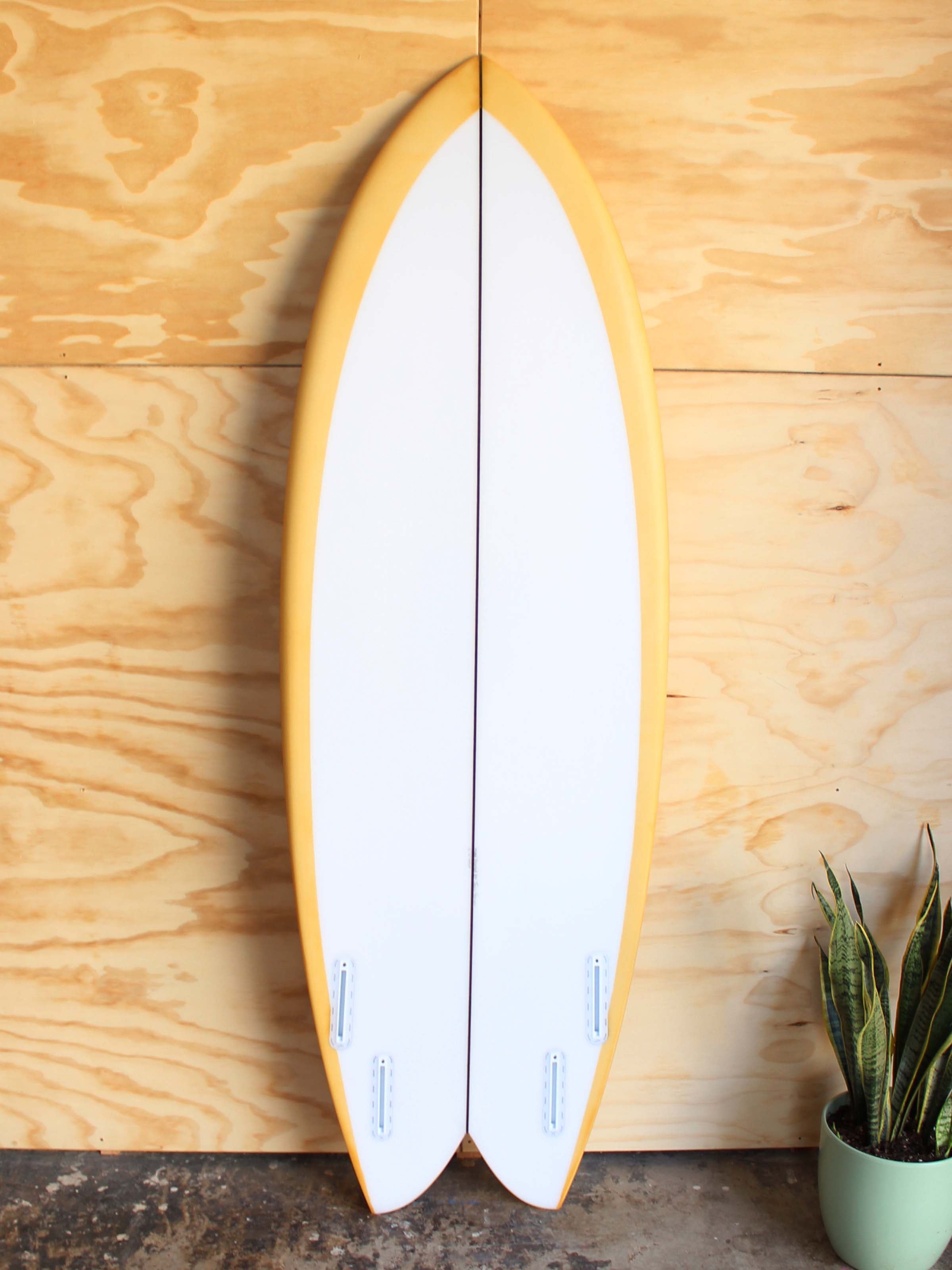 5'6 Simon Shapes Quad Fish - Mollusk Surf Shop
