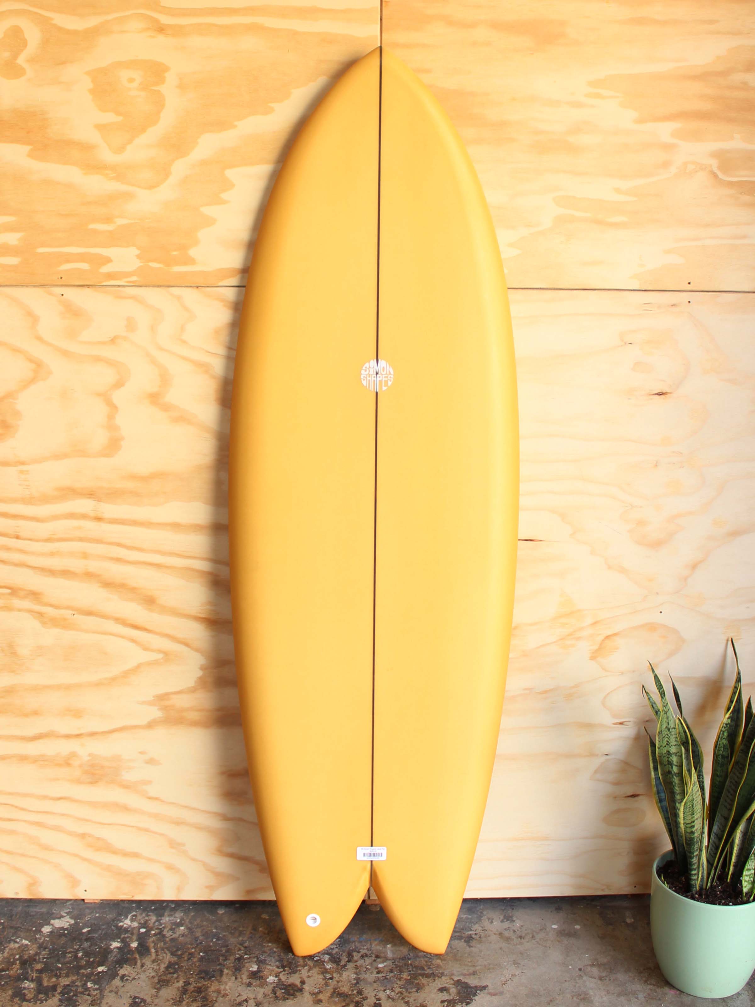 5'6 Simon Shapes Quad Fish - Mollusk Surf Shop
