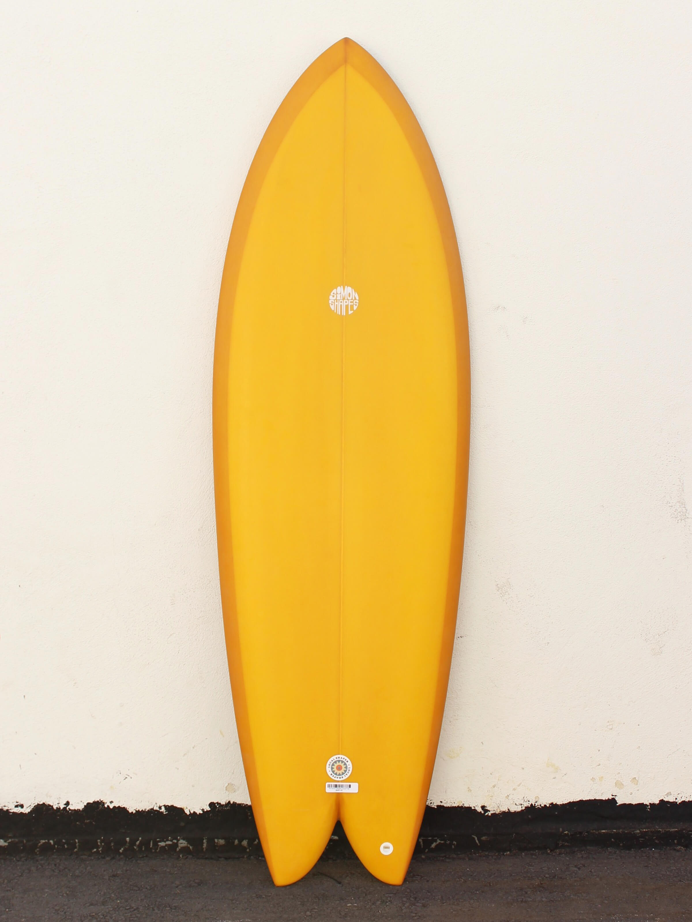 5'6 Simon Shapes Quad Fish - Mollusk Surf Shop