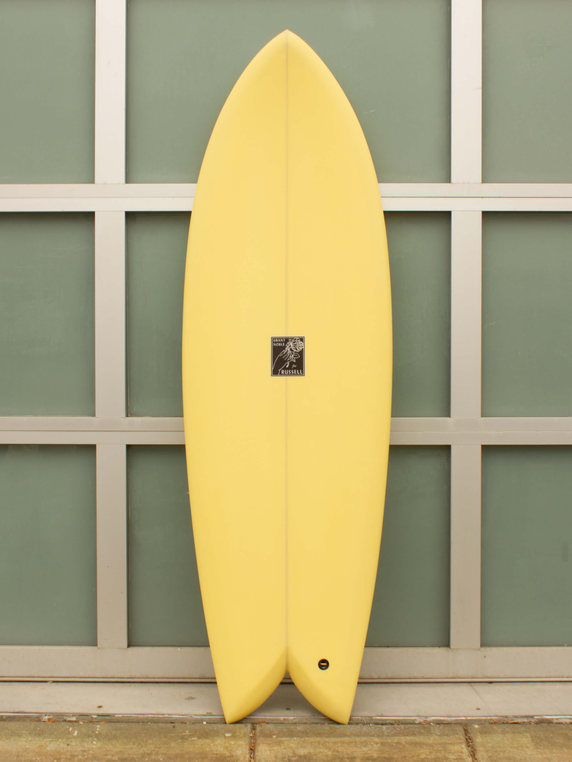 5'7 Grant Noble White Dove Fish - Mollusk Surf Shop