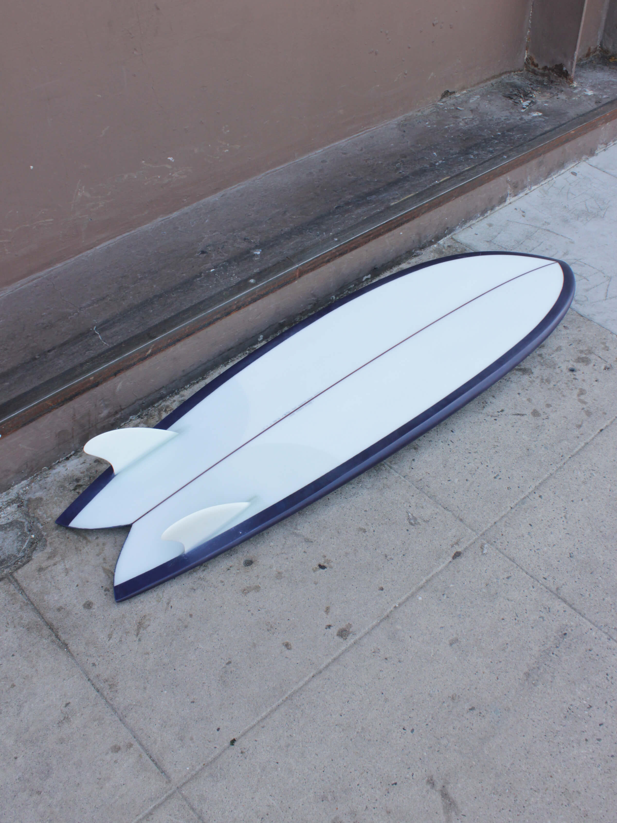 5'7 Grant Noble White Dove Fish - Mollusk Surf Shop